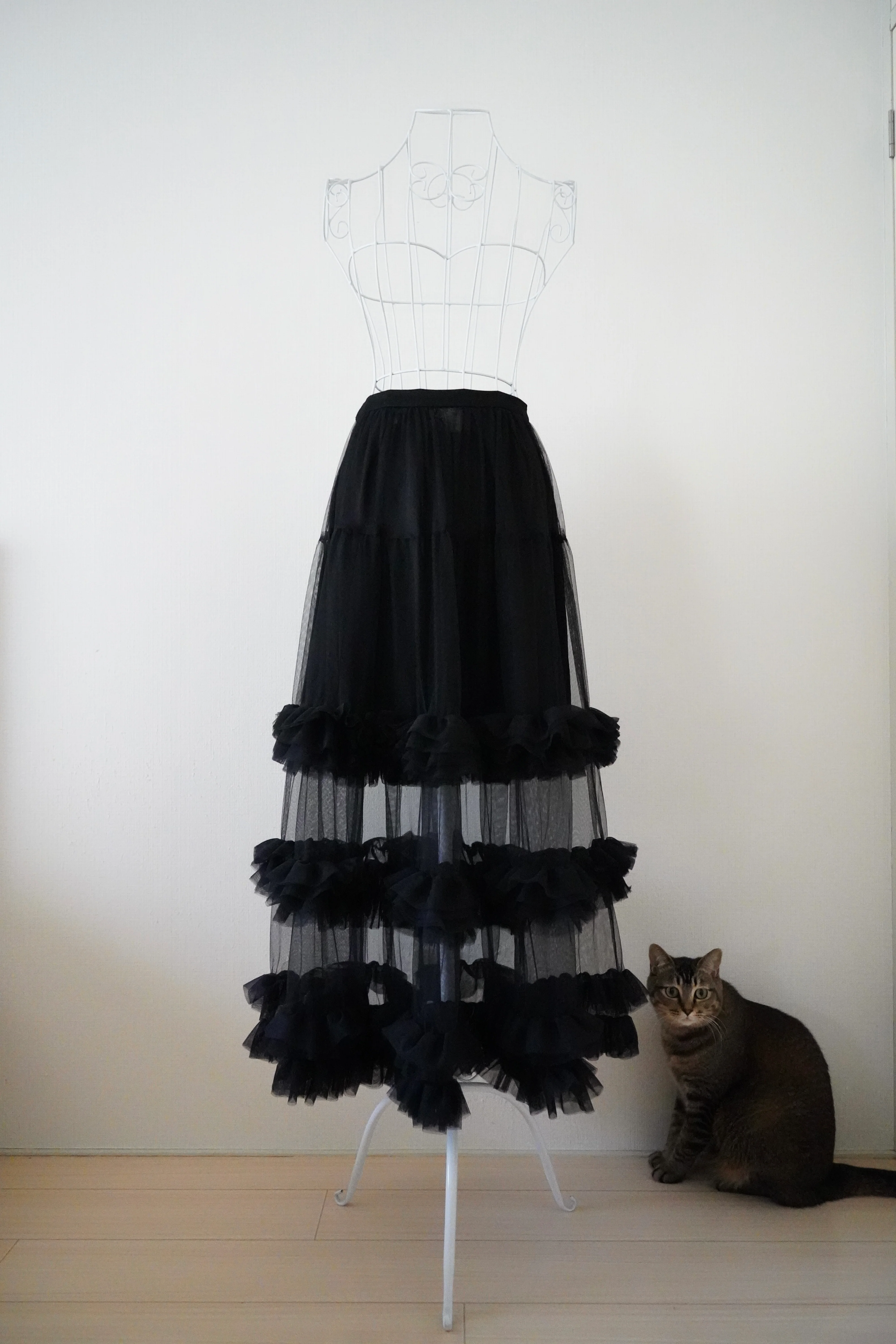 Black Swan Long Tulle Skirt - Image 6