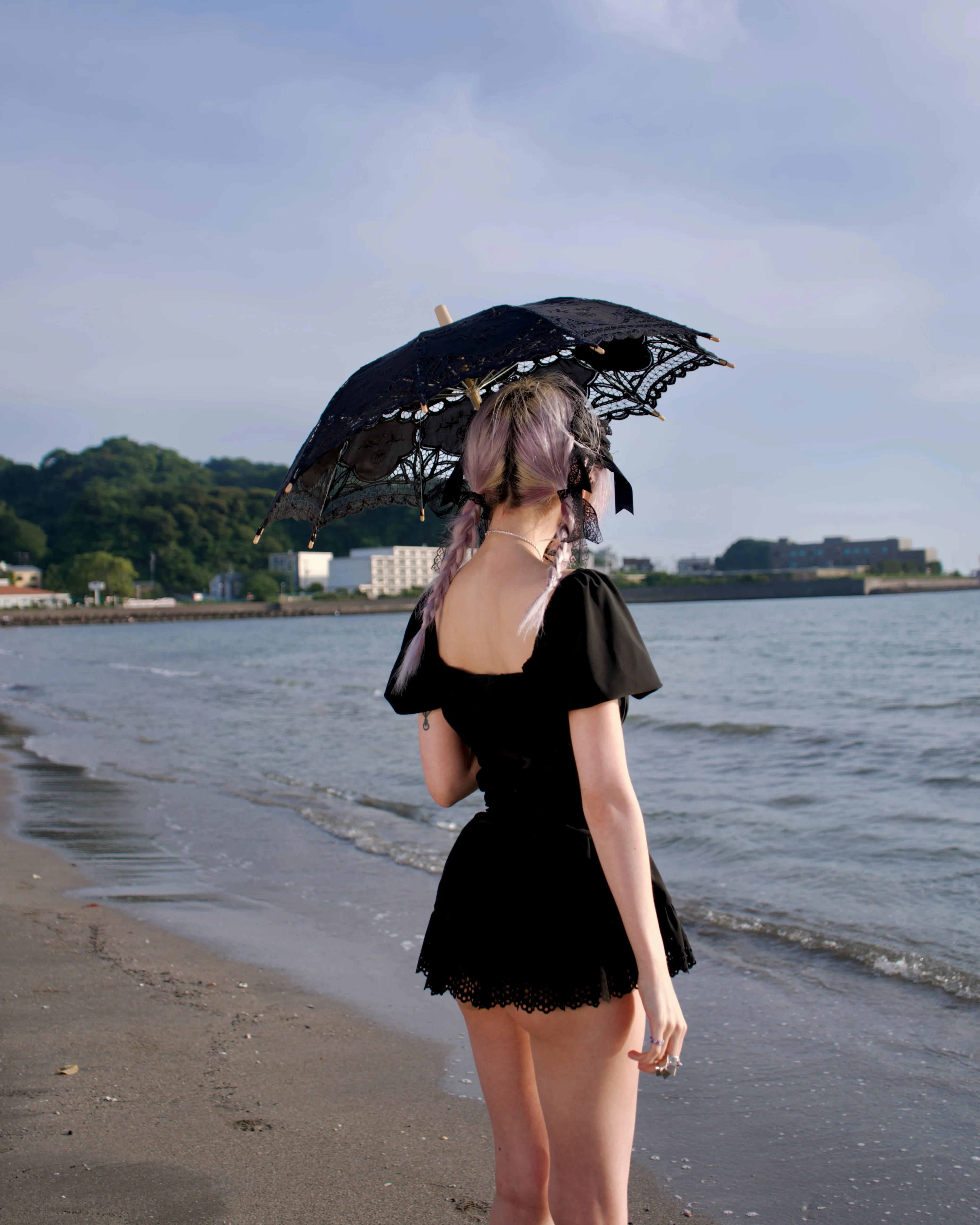 Midnight Lace One-Piece Swimsuit - Image 3