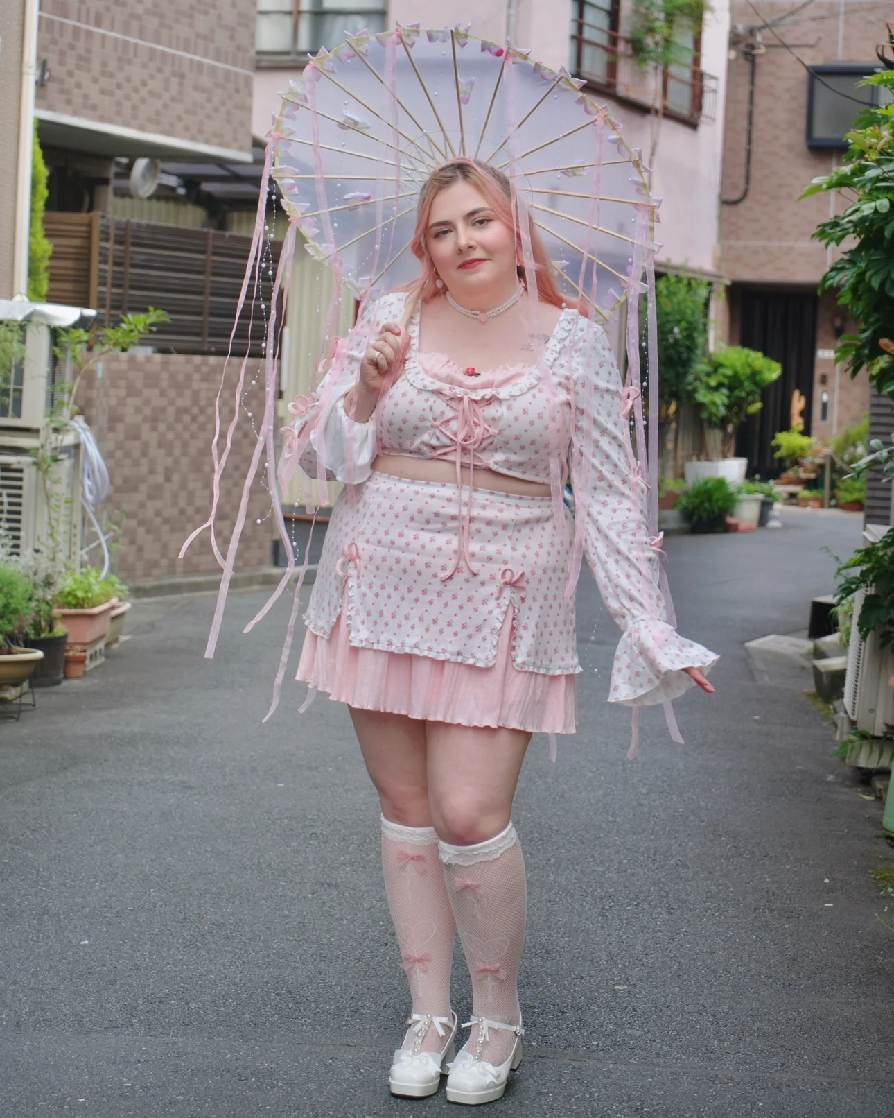 Blushing Rose Pointelle Set Top - Image 5
