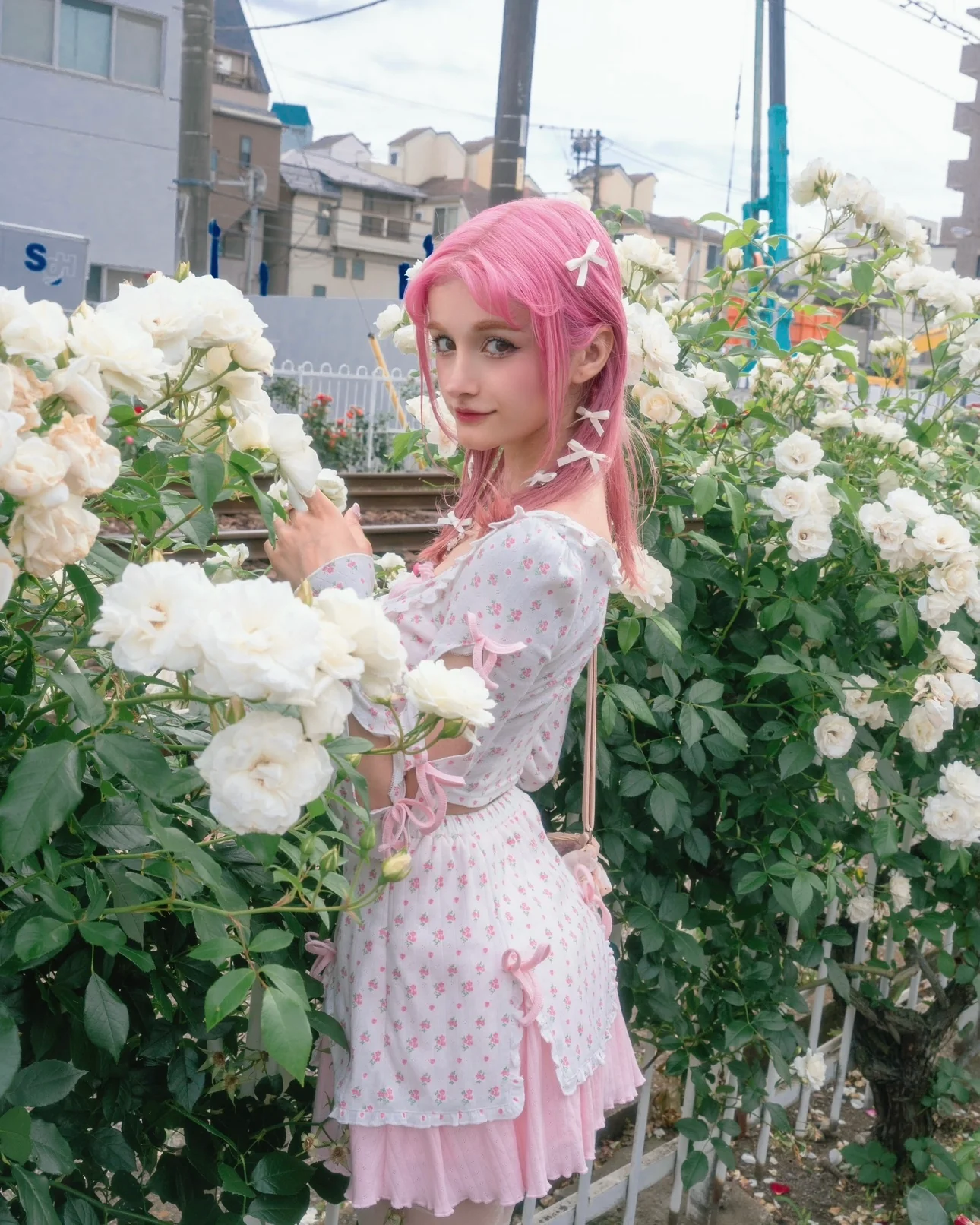 Blushing Rose Pointelle Set Skirt - Image 3