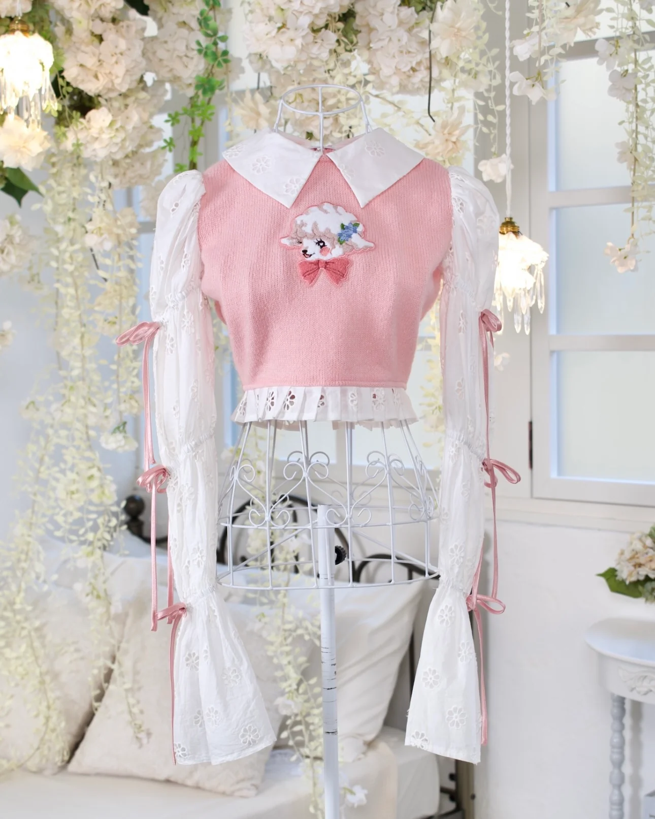 Bo Beep Sheep Sweater PINK - Image 6
