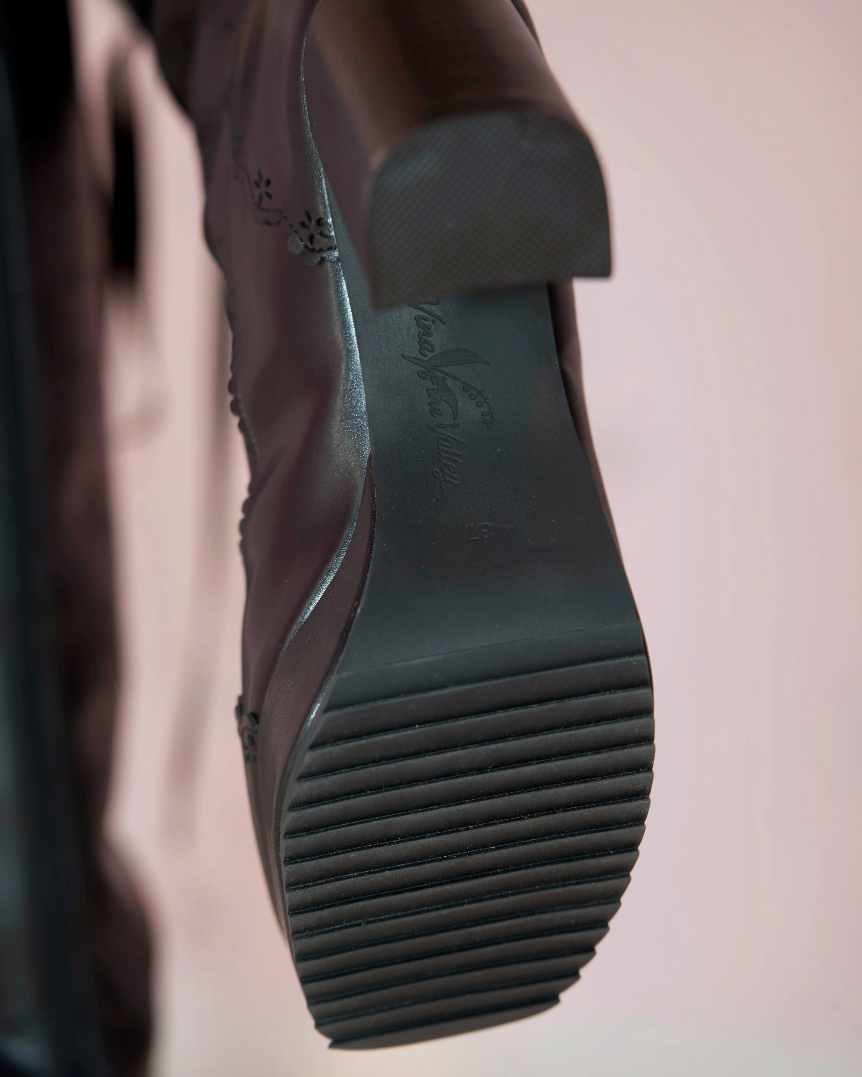 Sweet Obsession Knee-High Lace Up Boots - Liquorice - Image 6