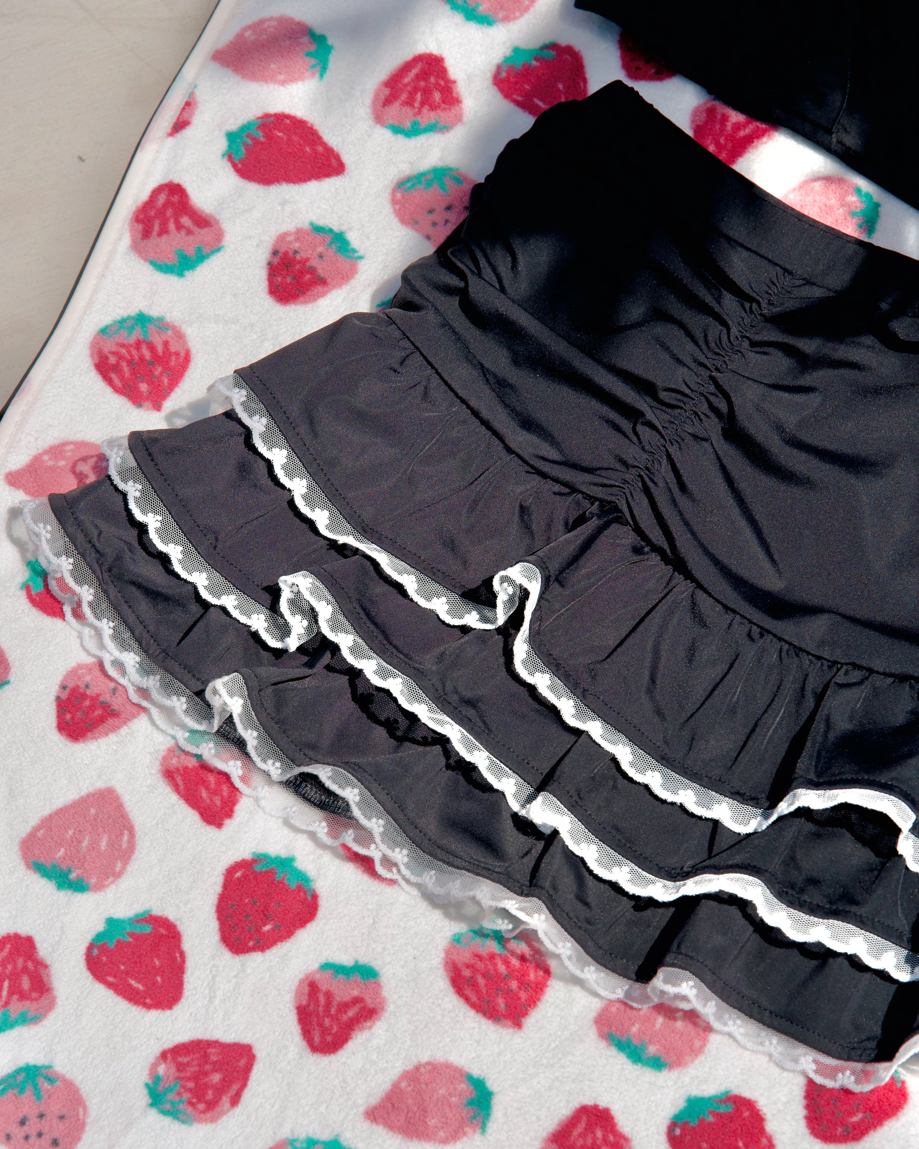 Candy Heart Two Piece Swimsuit Black BOTTOM - Image 5