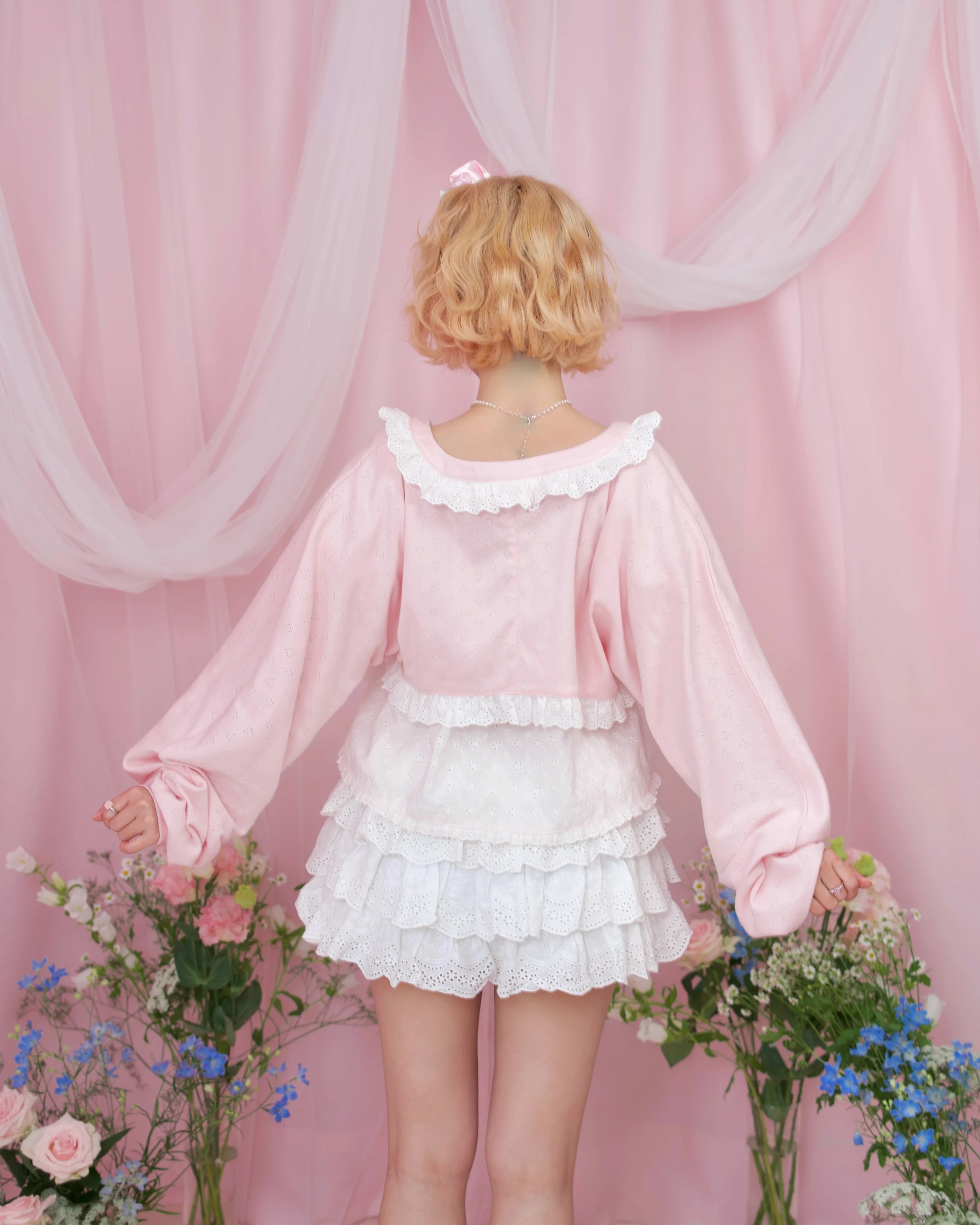 Yours Truly Ribbon Cardigan - Pink // PREORDER - Image 5
