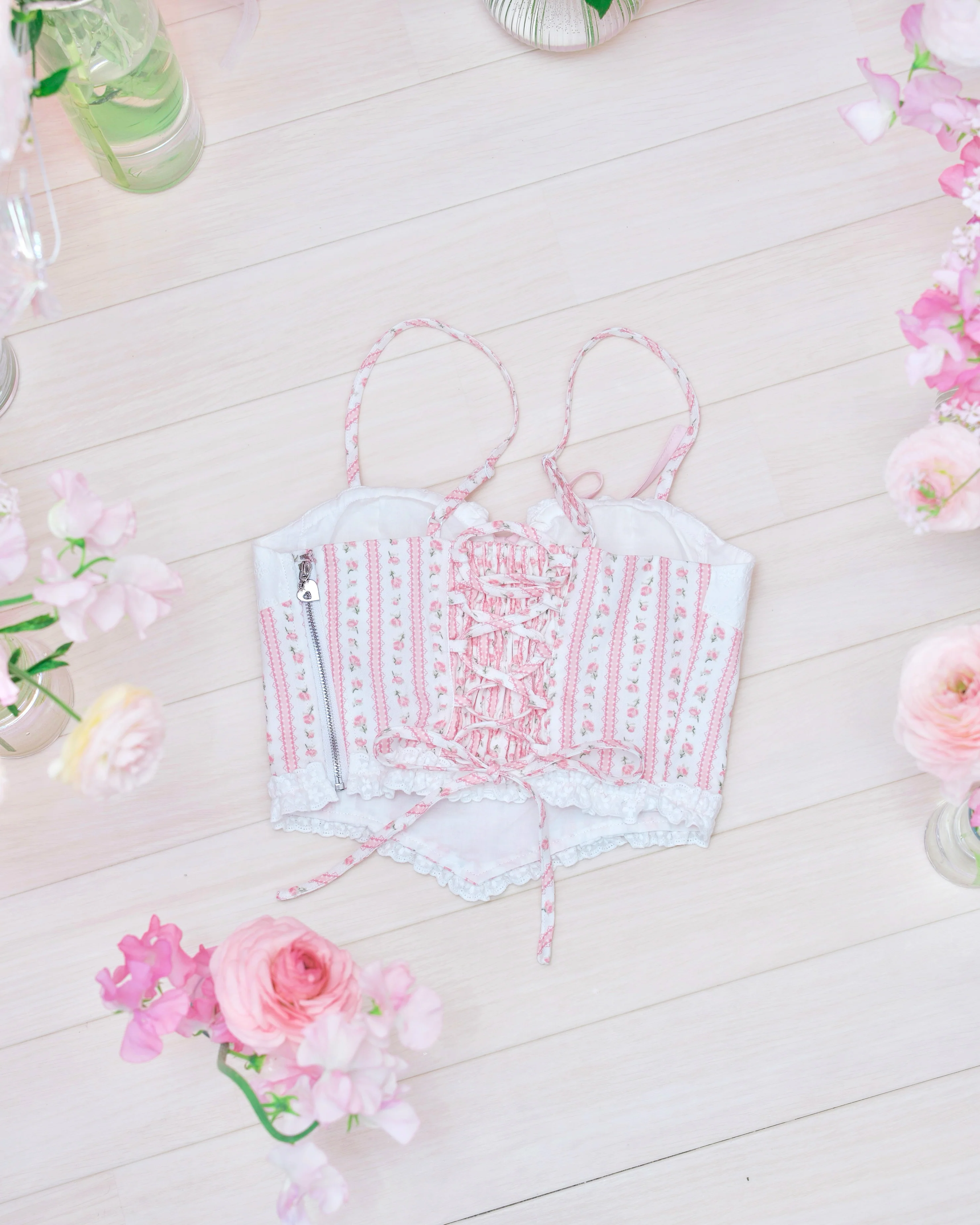 Dollhouse Lace Set Bustier - Pink - Image 5