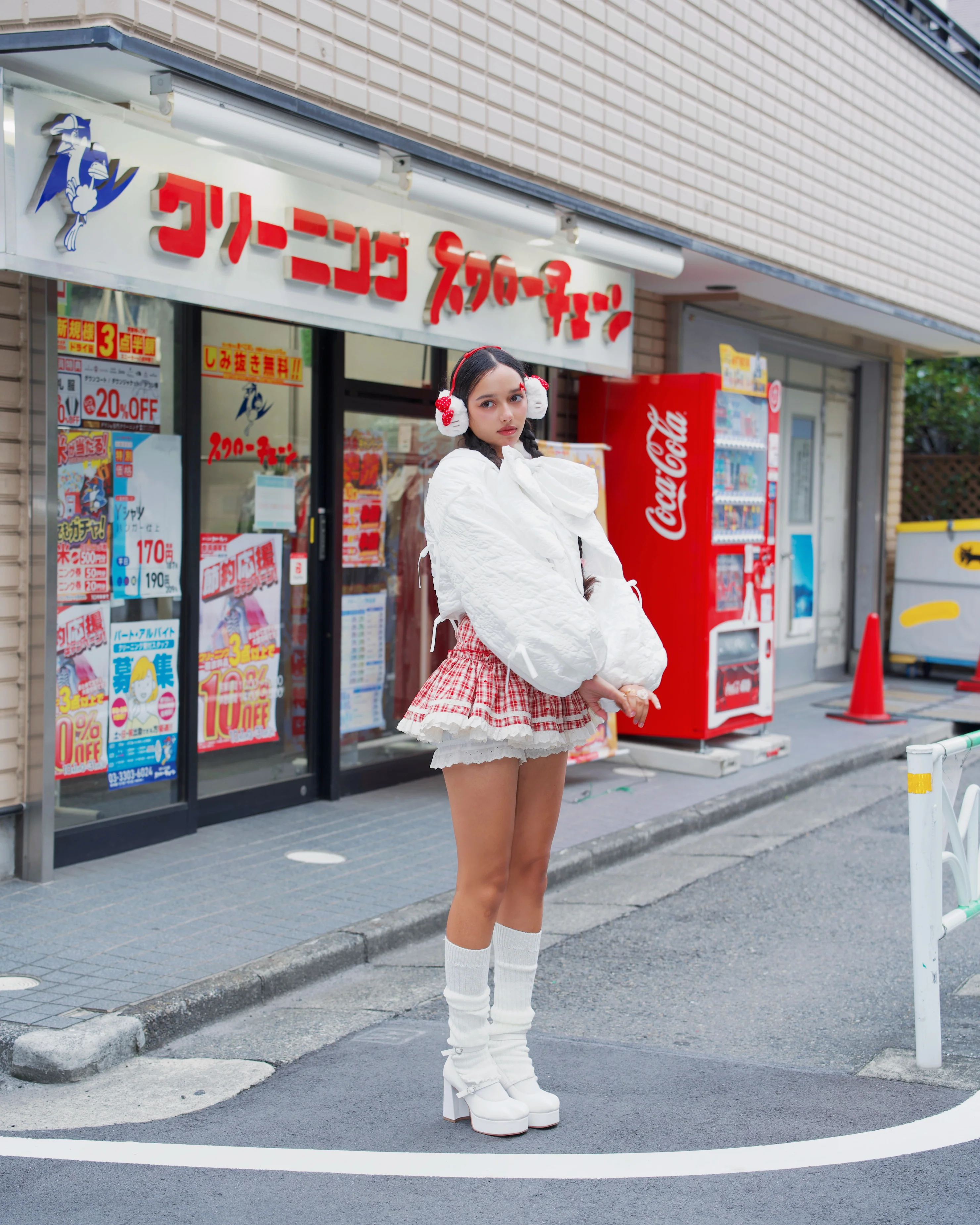 Ribboned Angel’s Puff Jacket - White - Image 9