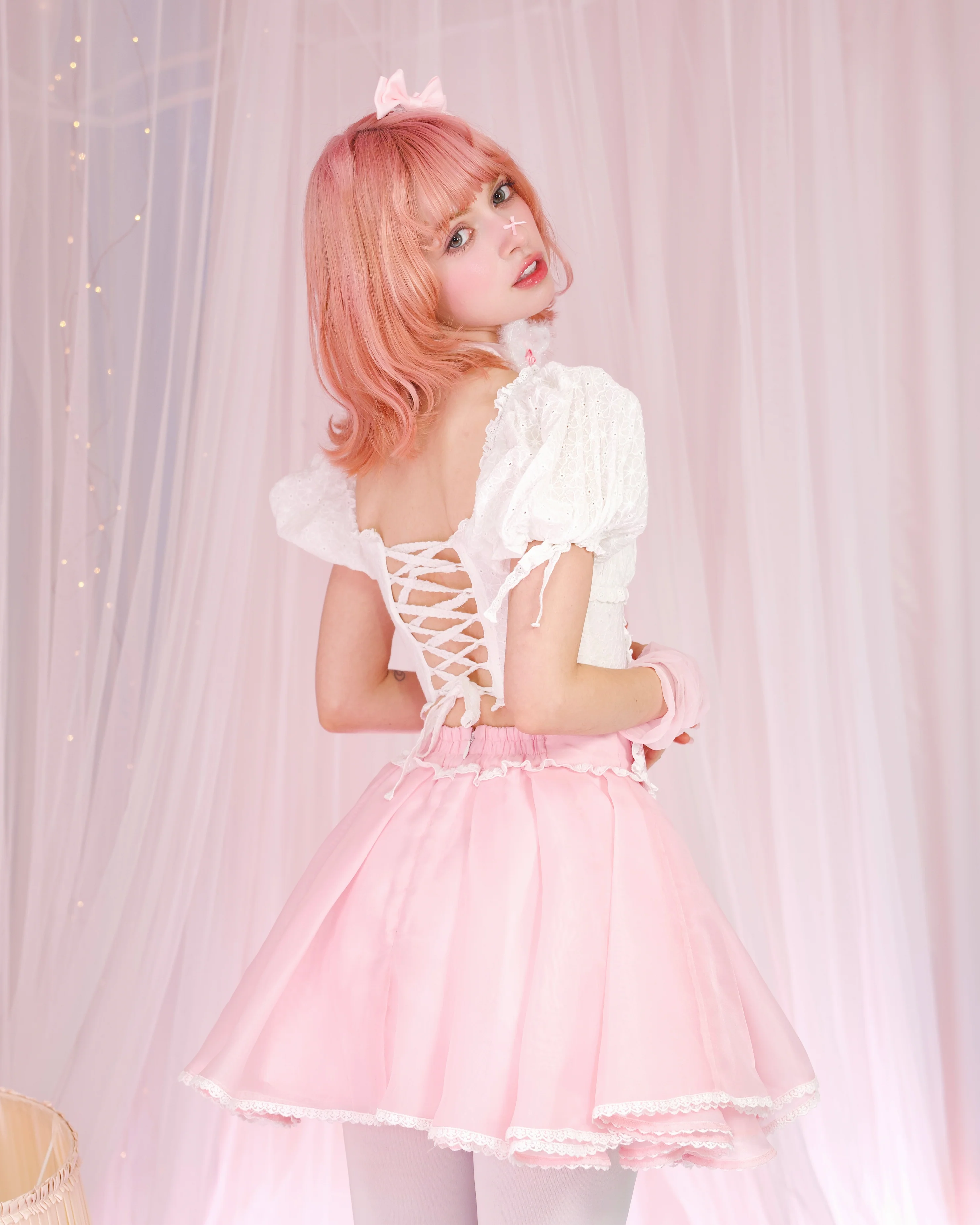 Heartlette Organza Skirt Pink - Image 3
