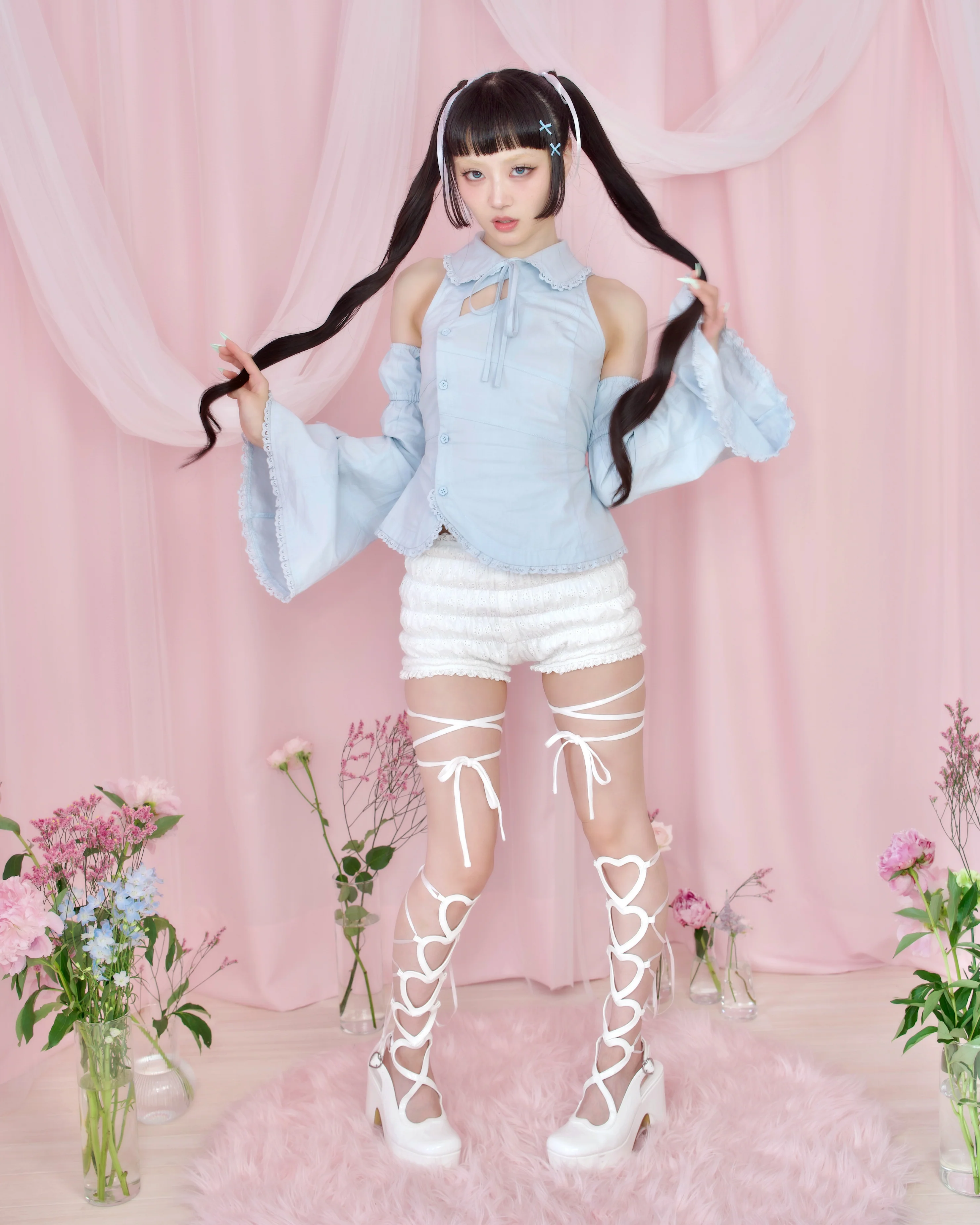Tied With Love Cotton Bloomers - White // PREORDER - Image 3