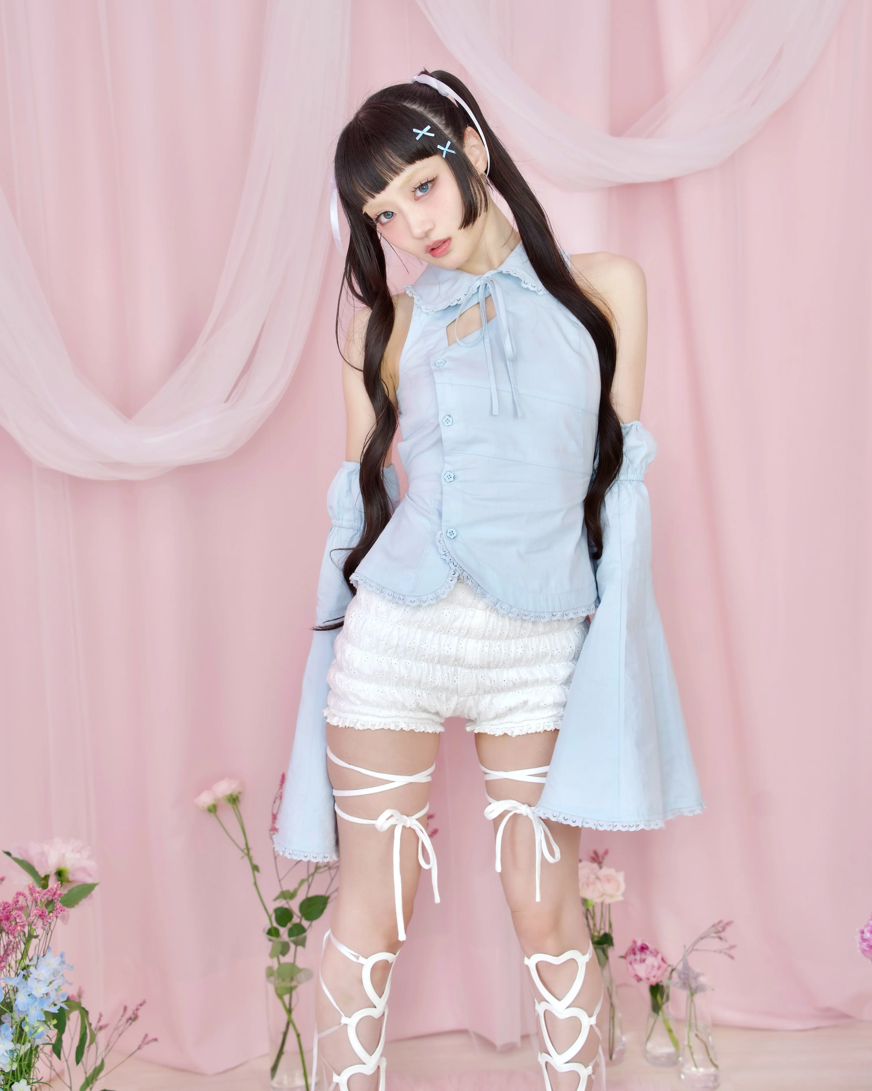 Tied With Love Cotton Bloomers - White // PREORDER - Image 5