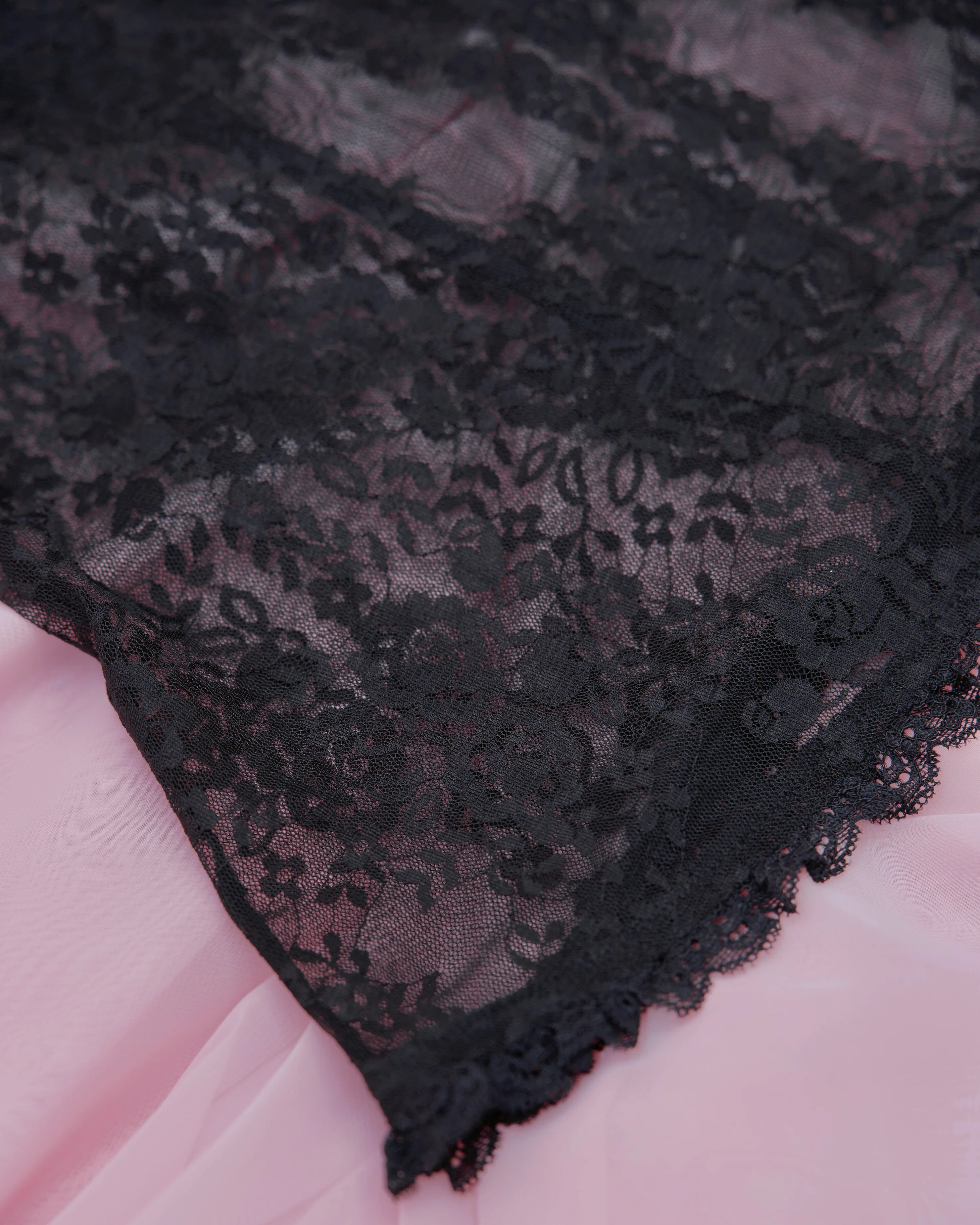 Whisper Lace Layering Bolero - Black - Image 7