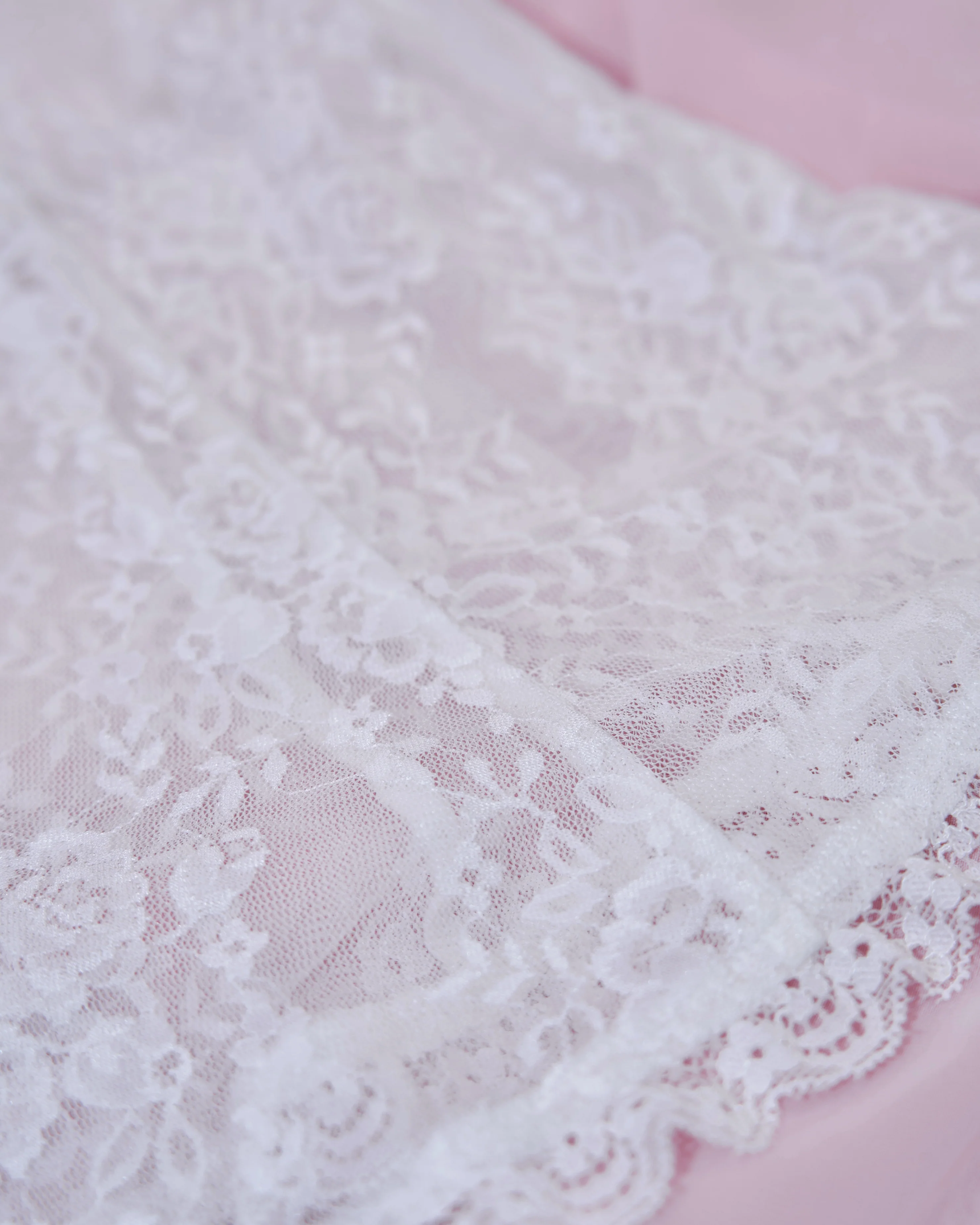 Whisper Lace Layering Bolero - White // PREORDER - Image 9