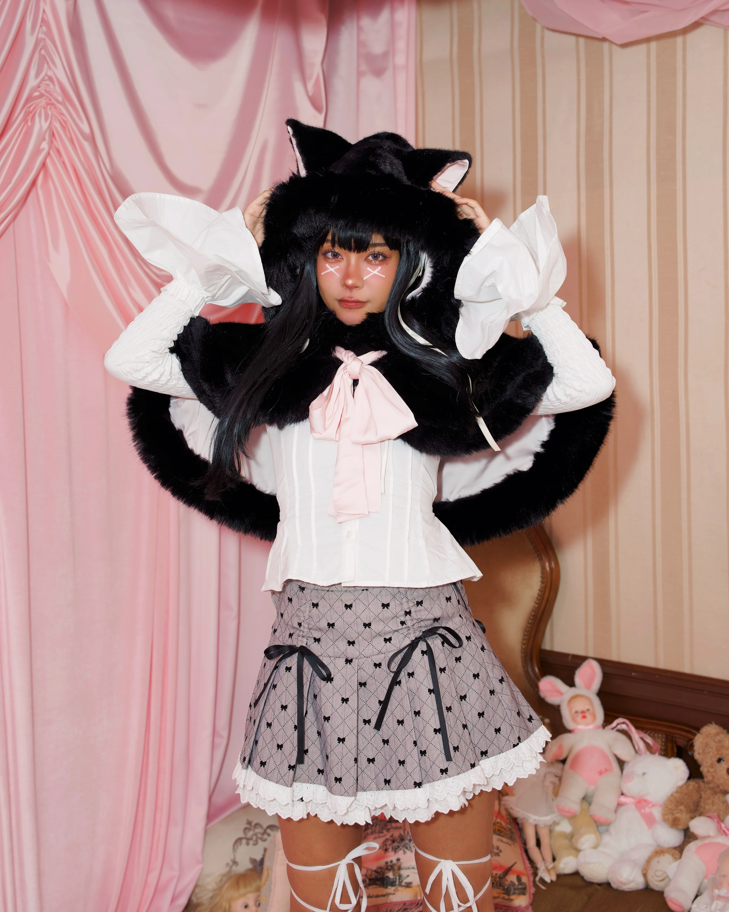 Little Kitten Cape - Black