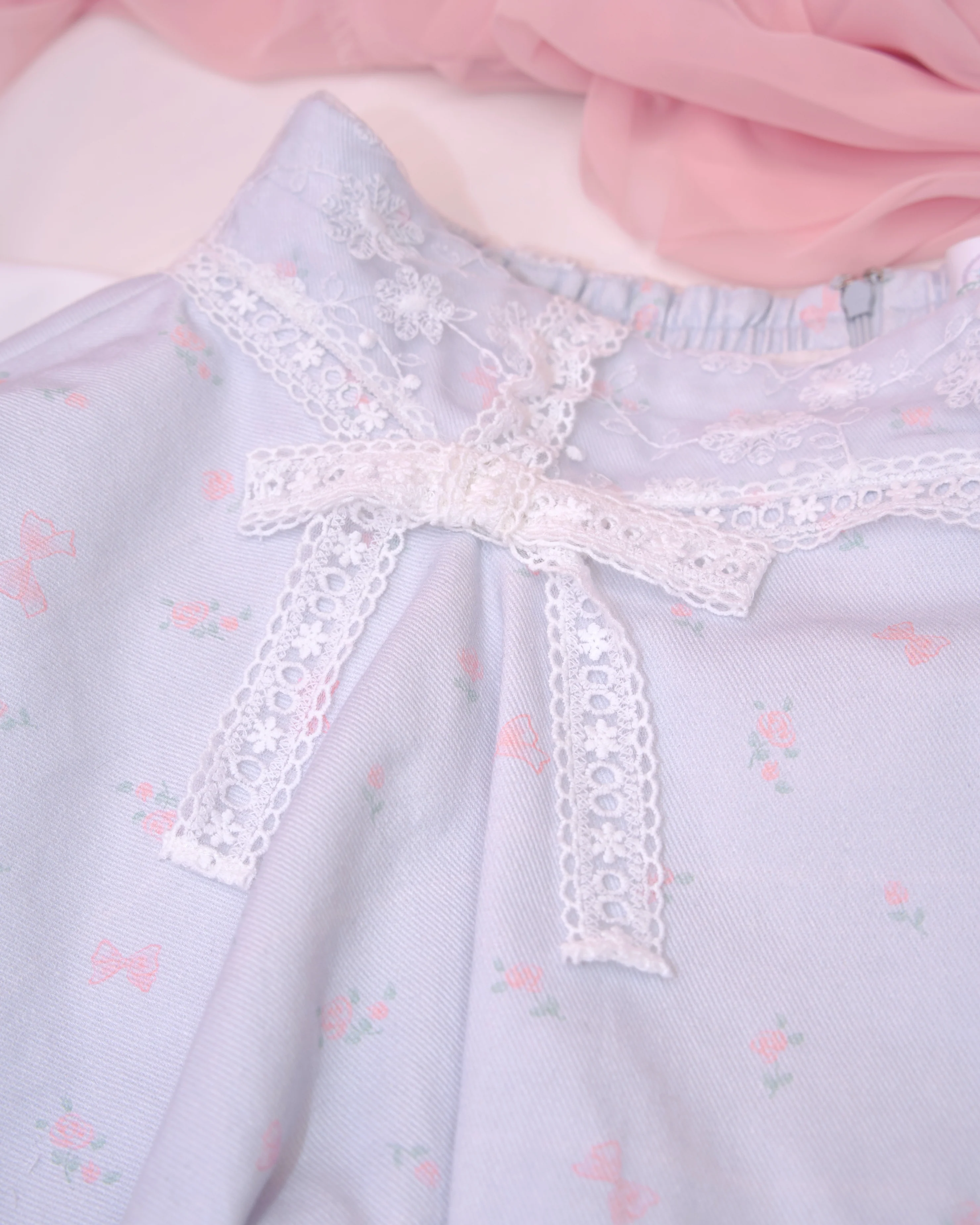 Love Note Bubble Skirt - Blue - Image 6