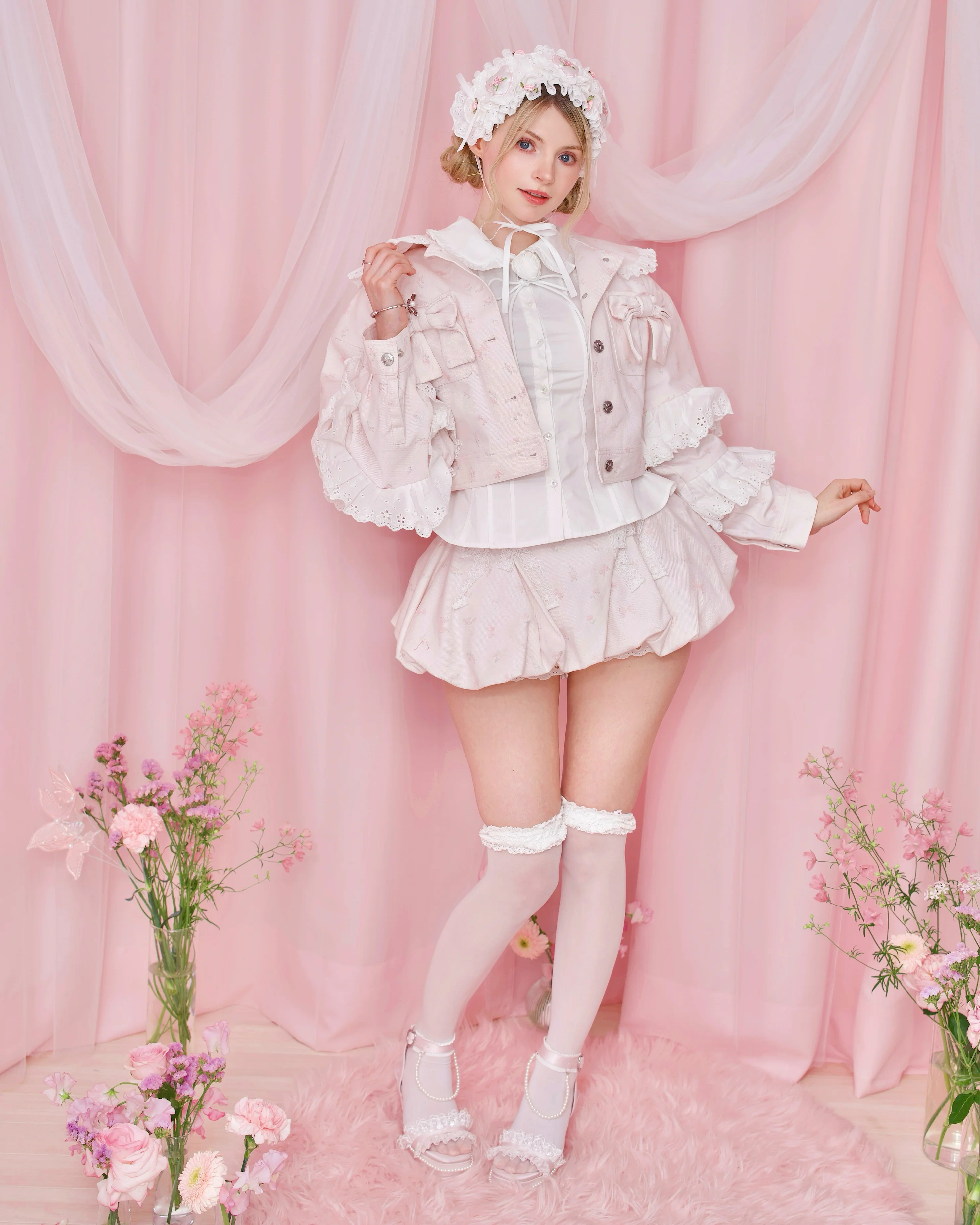 Love Note Bubble Skirt - Pink // PREORDER - Image 5
