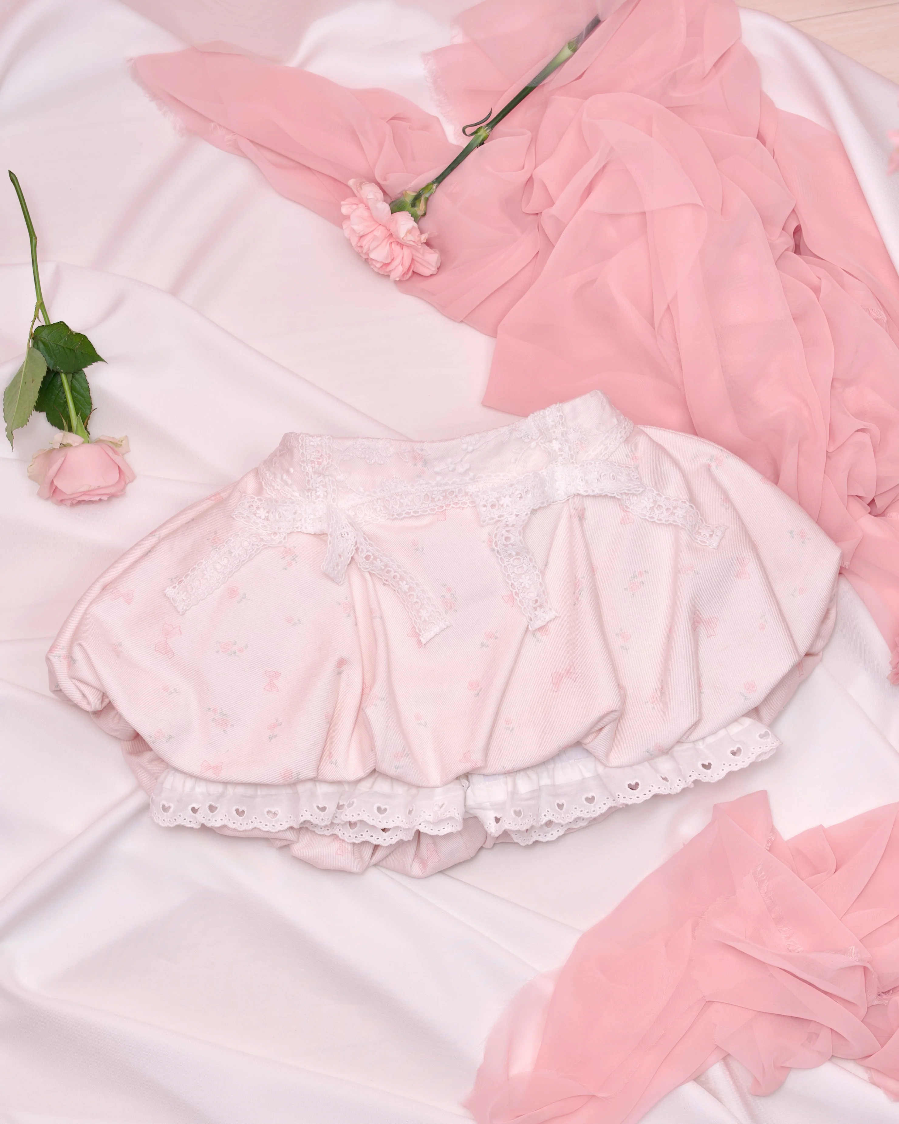 Love Note Bubble Skirt - Pink // PREORDER - Image 7