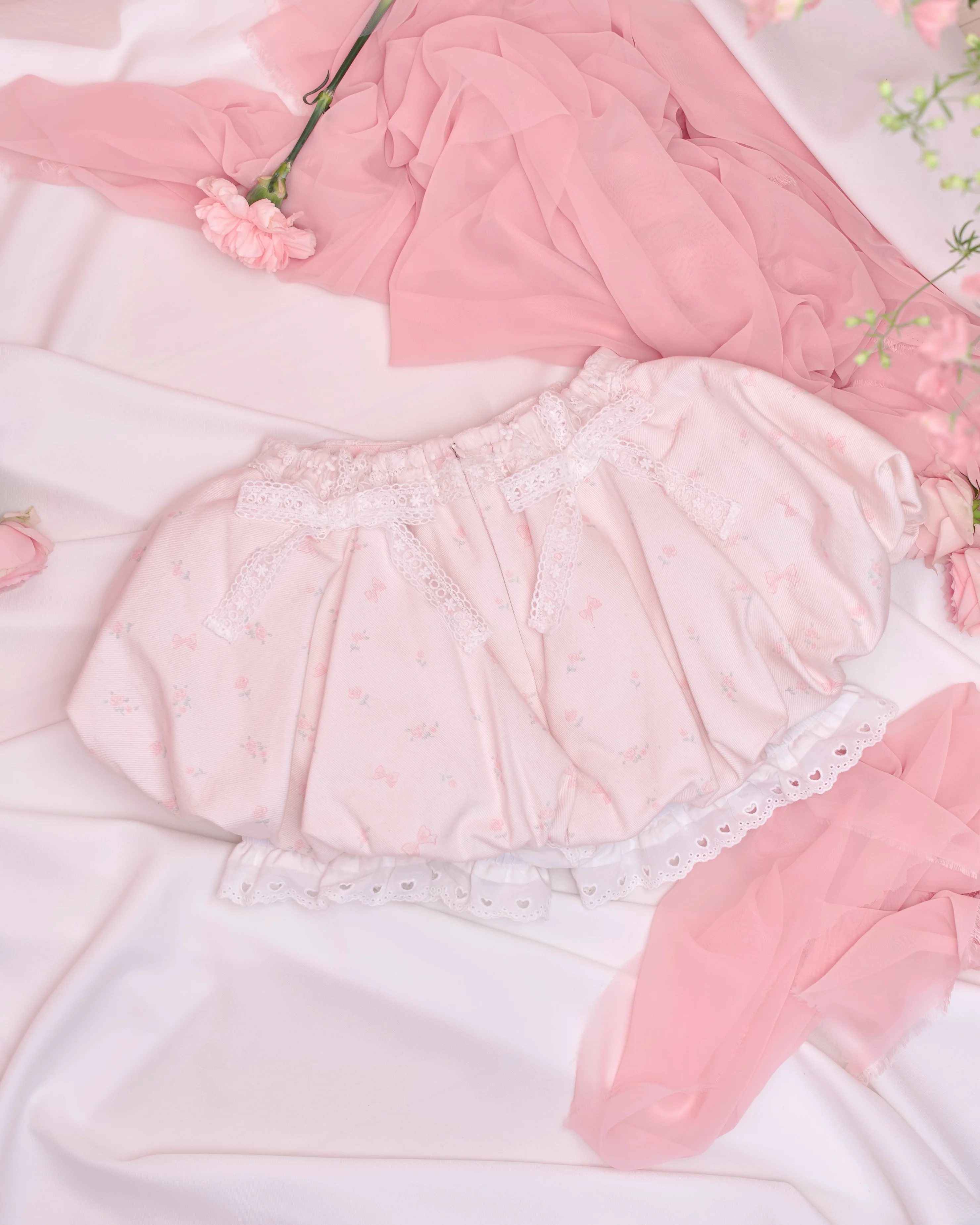 Love Note Bubble Skirt - Pink // PREORDER - Image 9