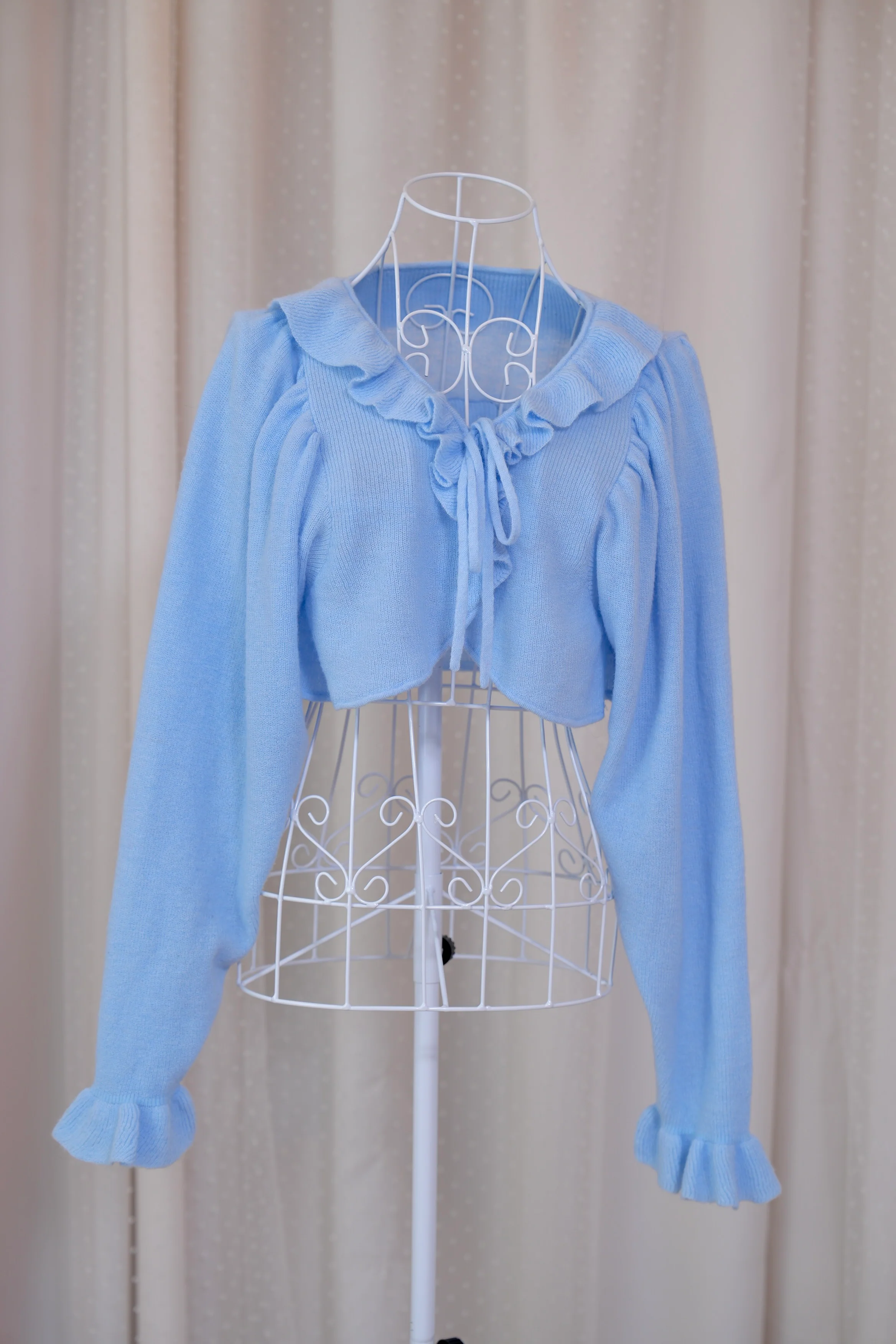 Lullaby Blue Lace Sheep Cardigan - Image 6