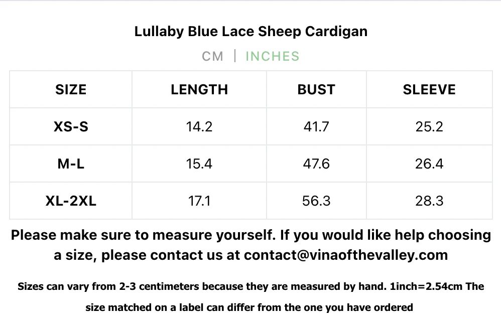 Lullaby Blue Lace Sheep Cardigan - Image 9