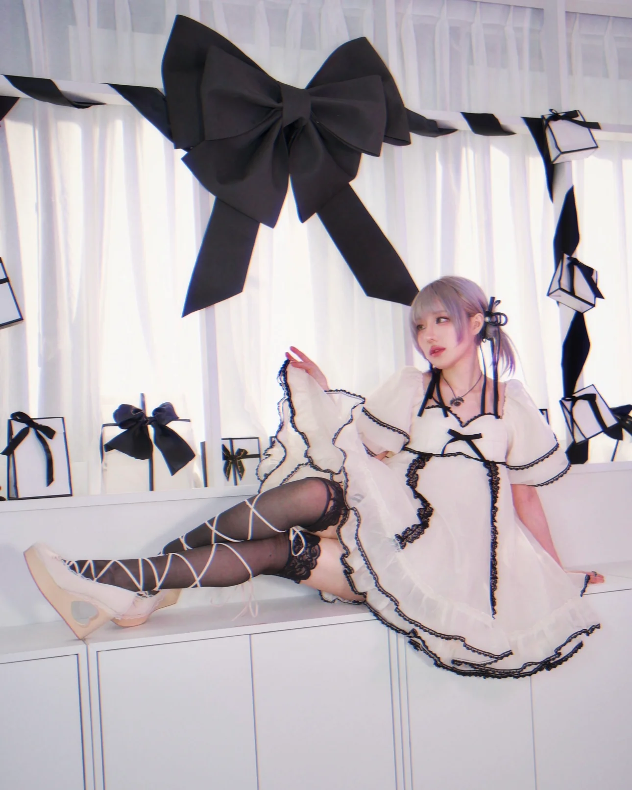 Not Your Babydoll // Vanilla Crème Organza Dress - Image 4
