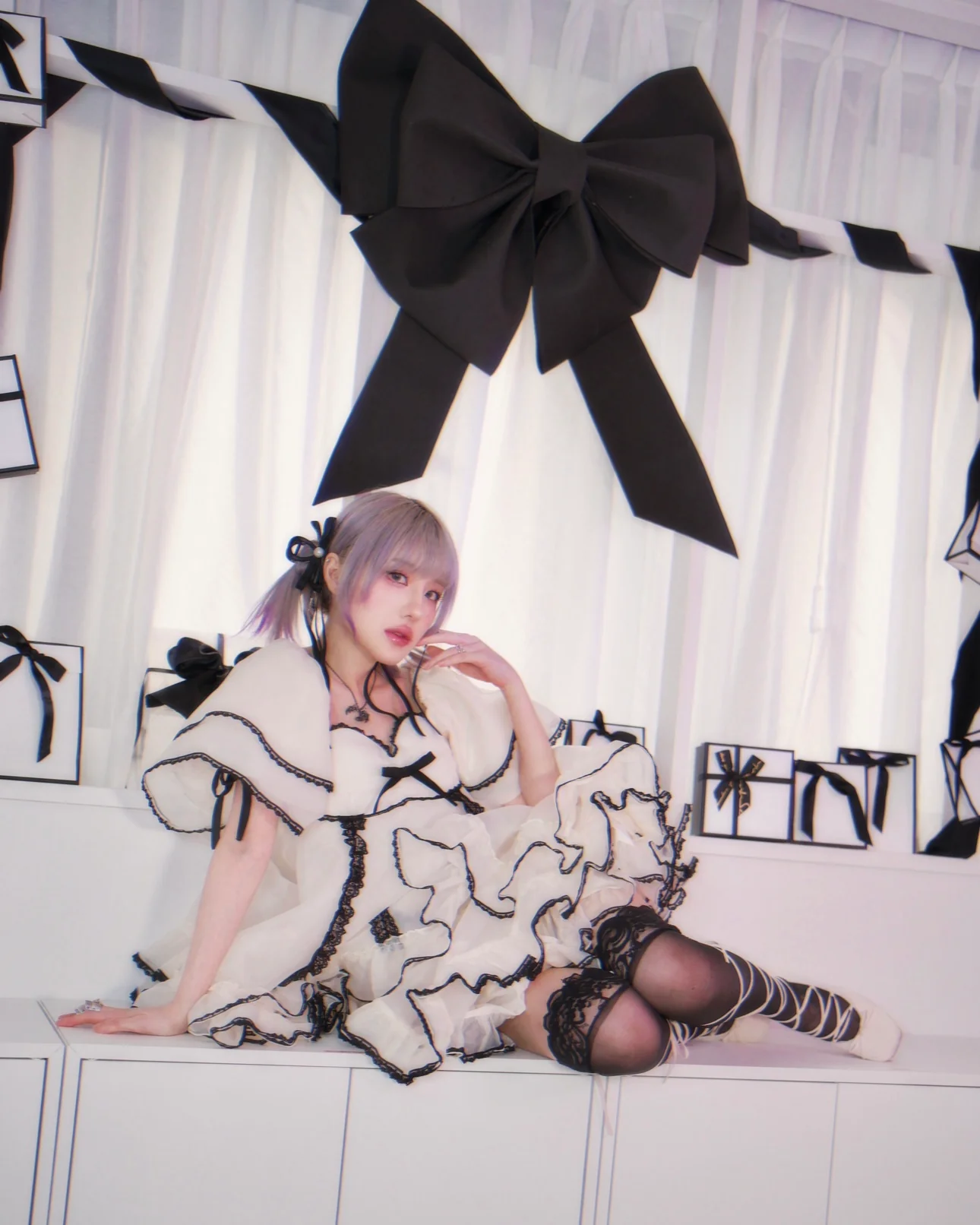Not Your Babydoll // Vanilla Crème Organza Dress - Image 5