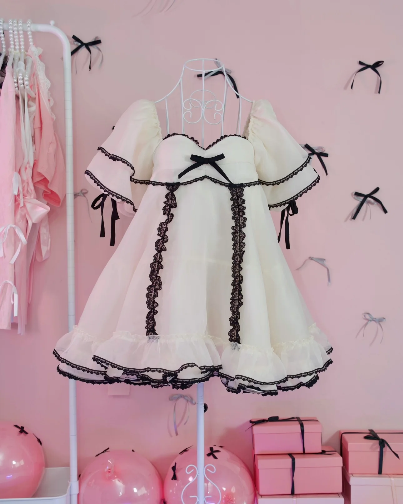 Not Your Babydoll // Vanilla Crème Organza Dress - Image 8