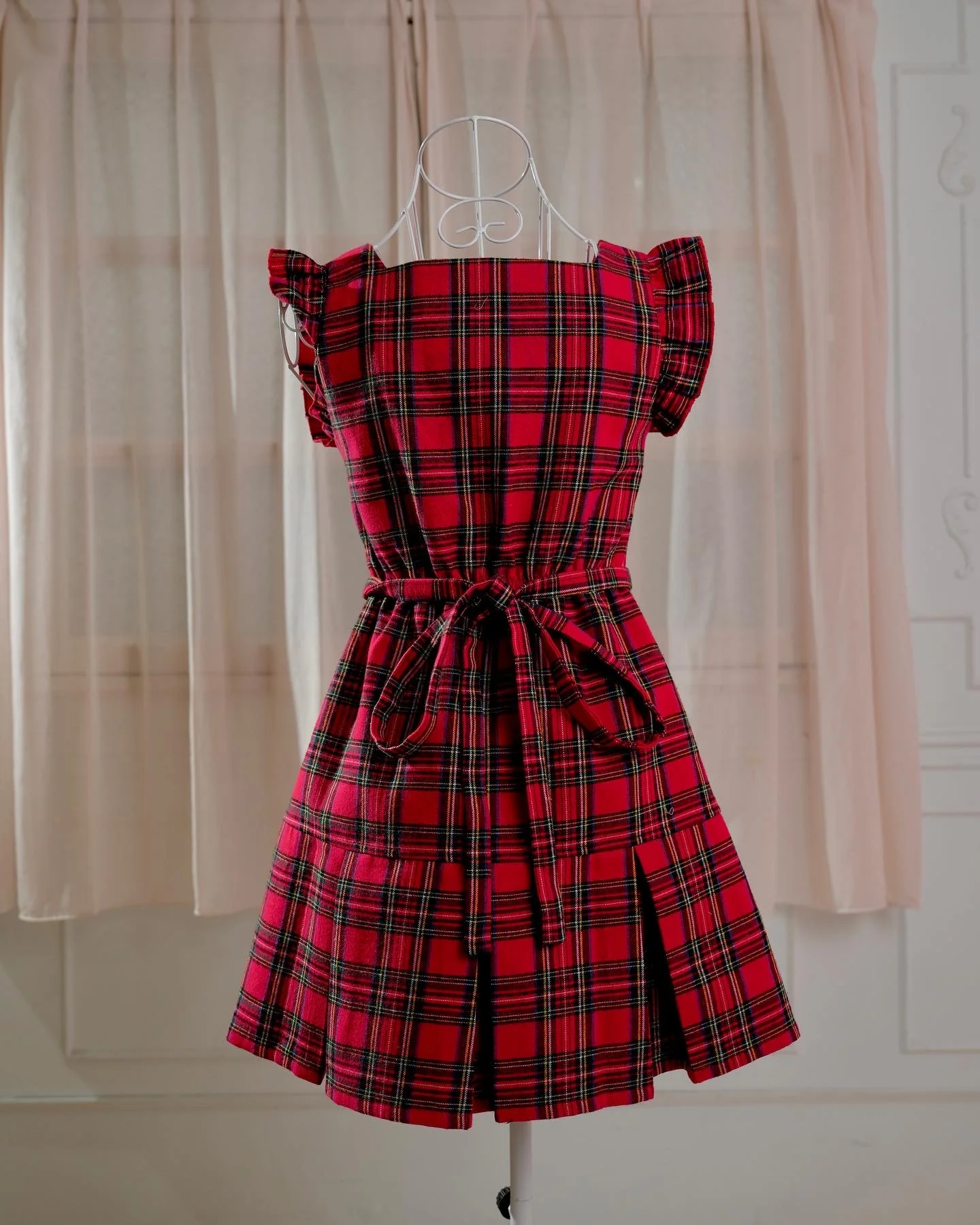 Prep School Idol Red Check DRESS - Image 9