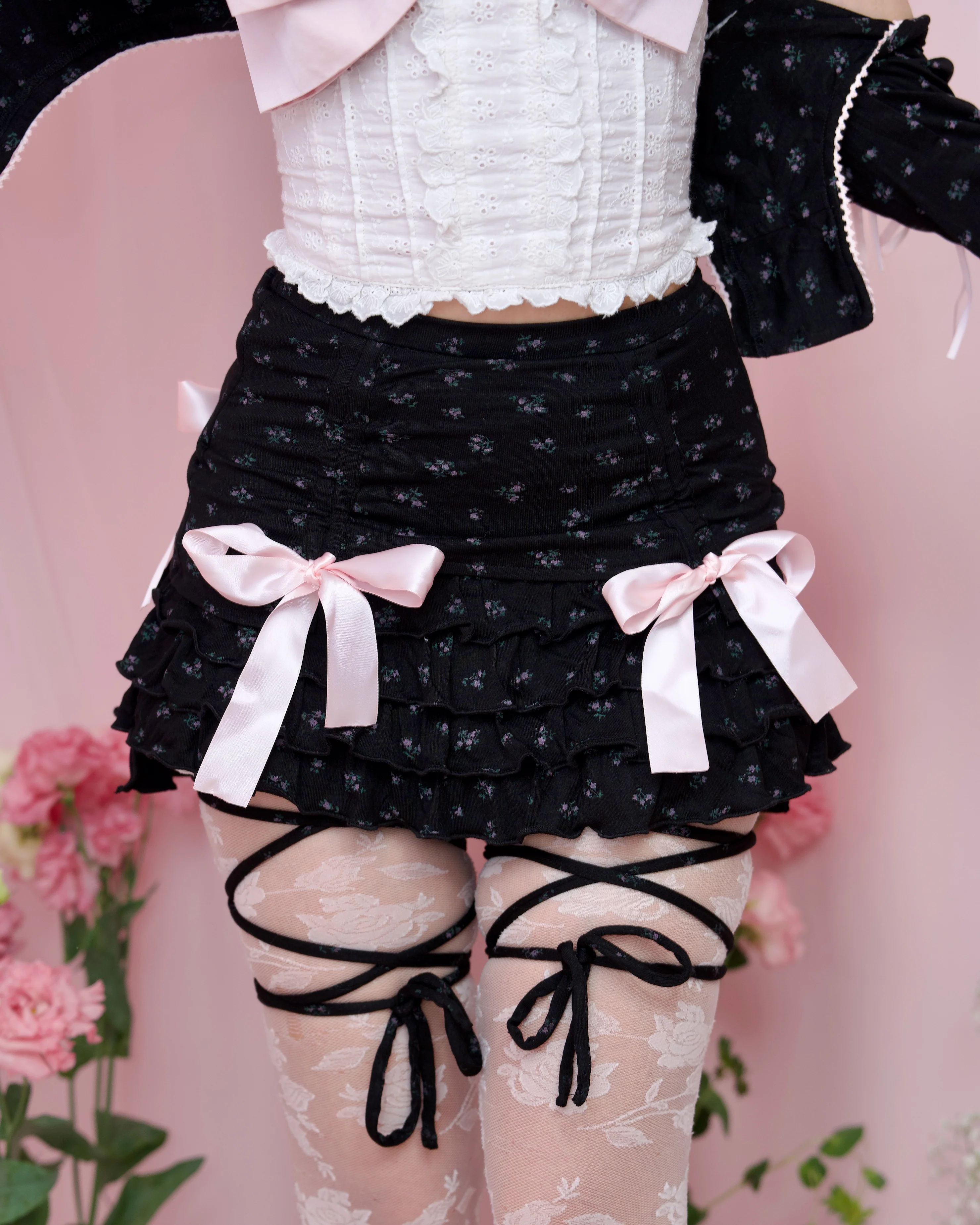 Promenade Daydream Skort - Black // PREORDER - Image 4