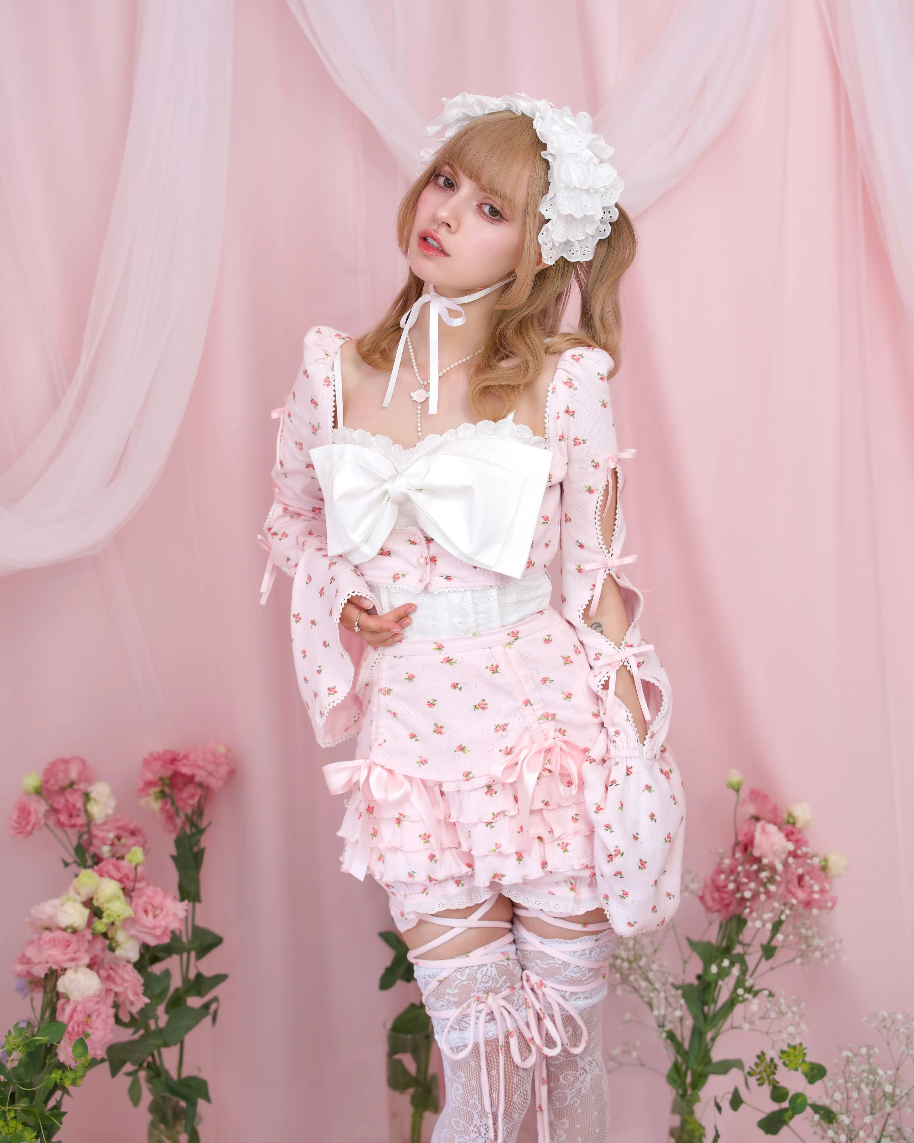 Promenade Daydream Skort - Pink // PREORDER - Image 6