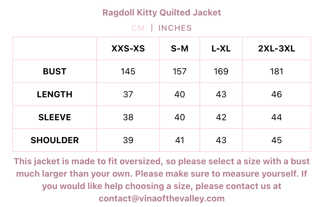 Ragdoll Kitty Quilted Jacket - Image 8