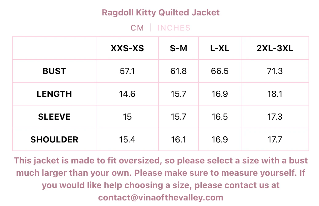 Ragdoll Kitty Quilted Jacket - Image 9