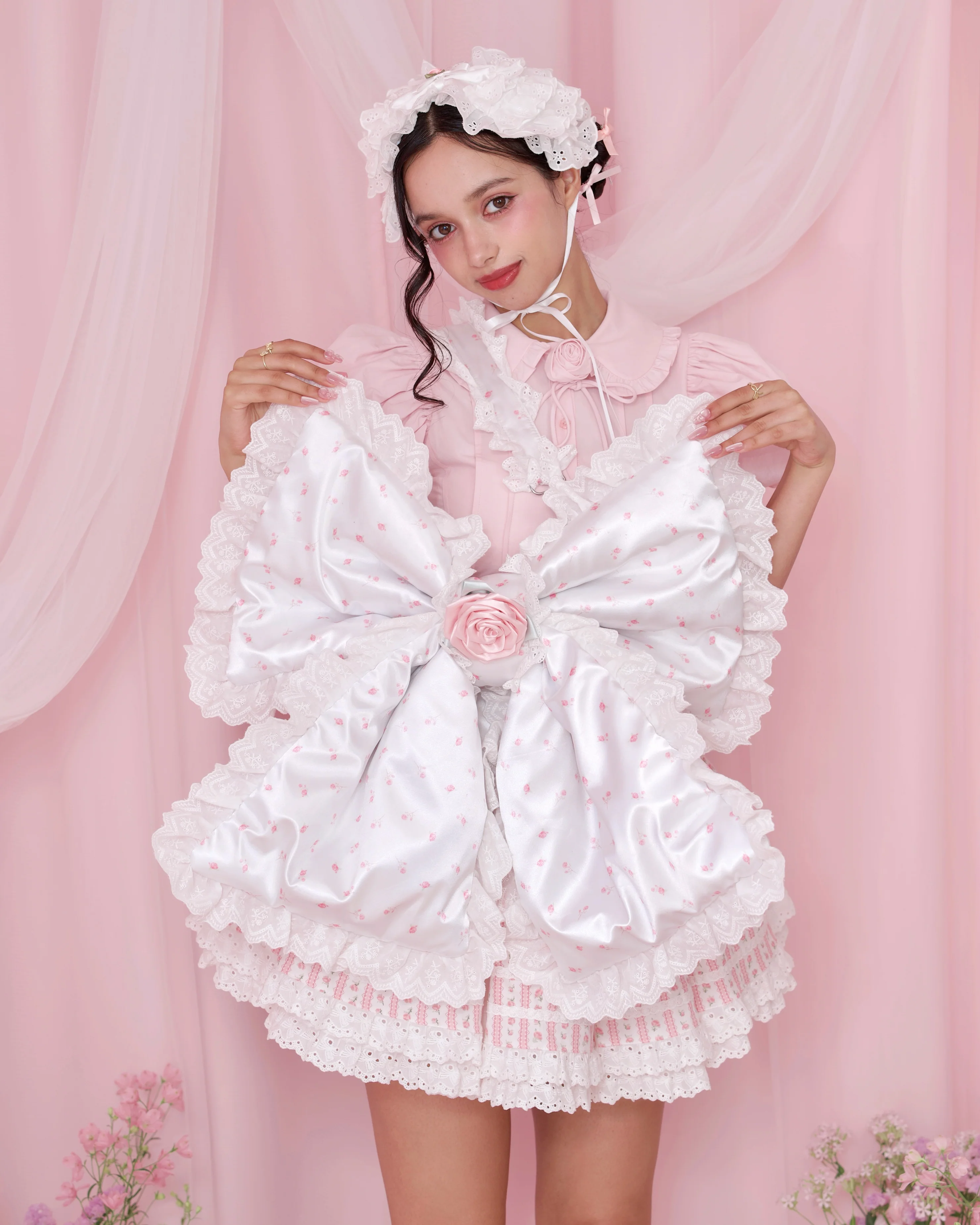 Sweet Rosette Bow Bag - Image 5