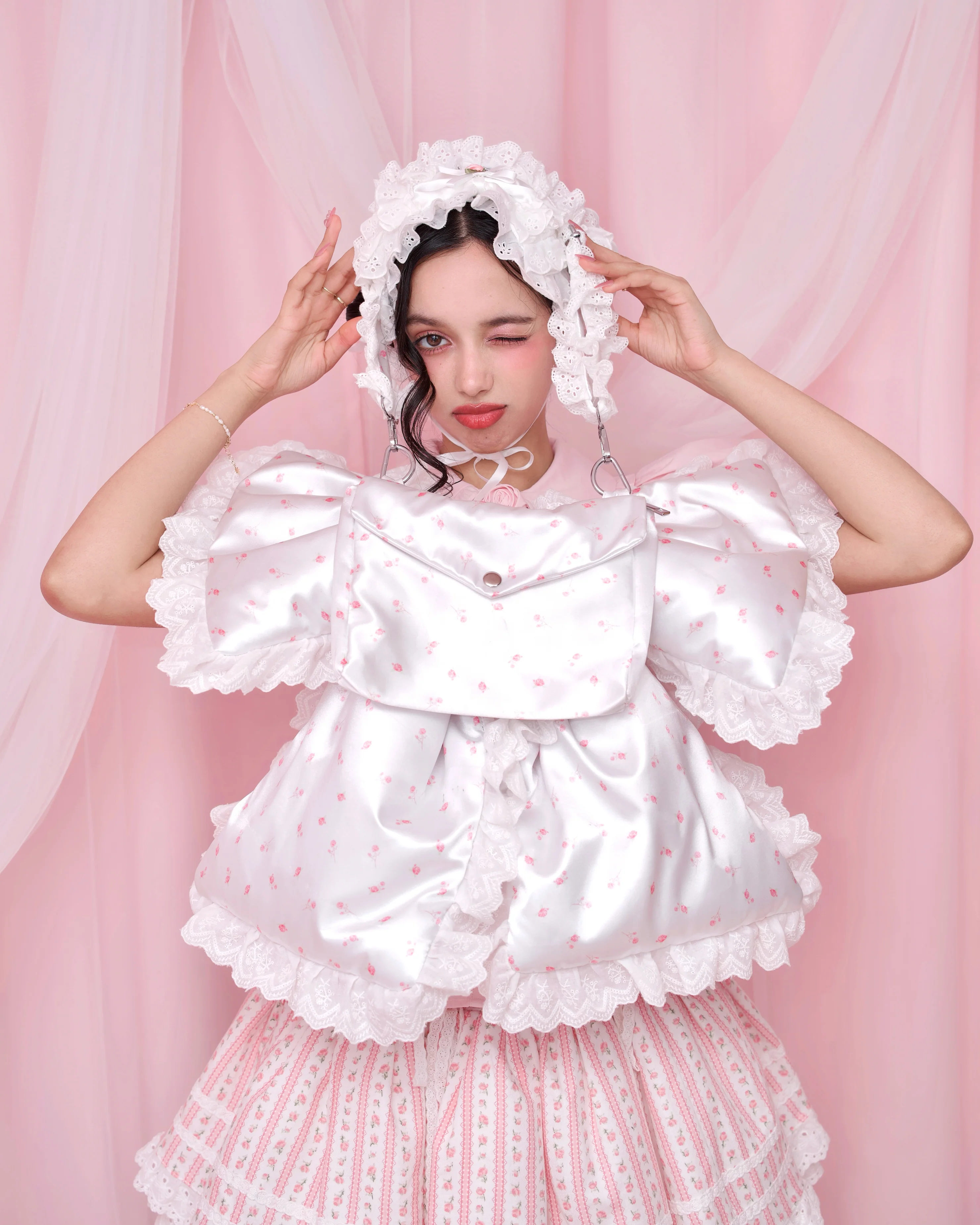 Sweet Rosette Bow Bag - Image 8