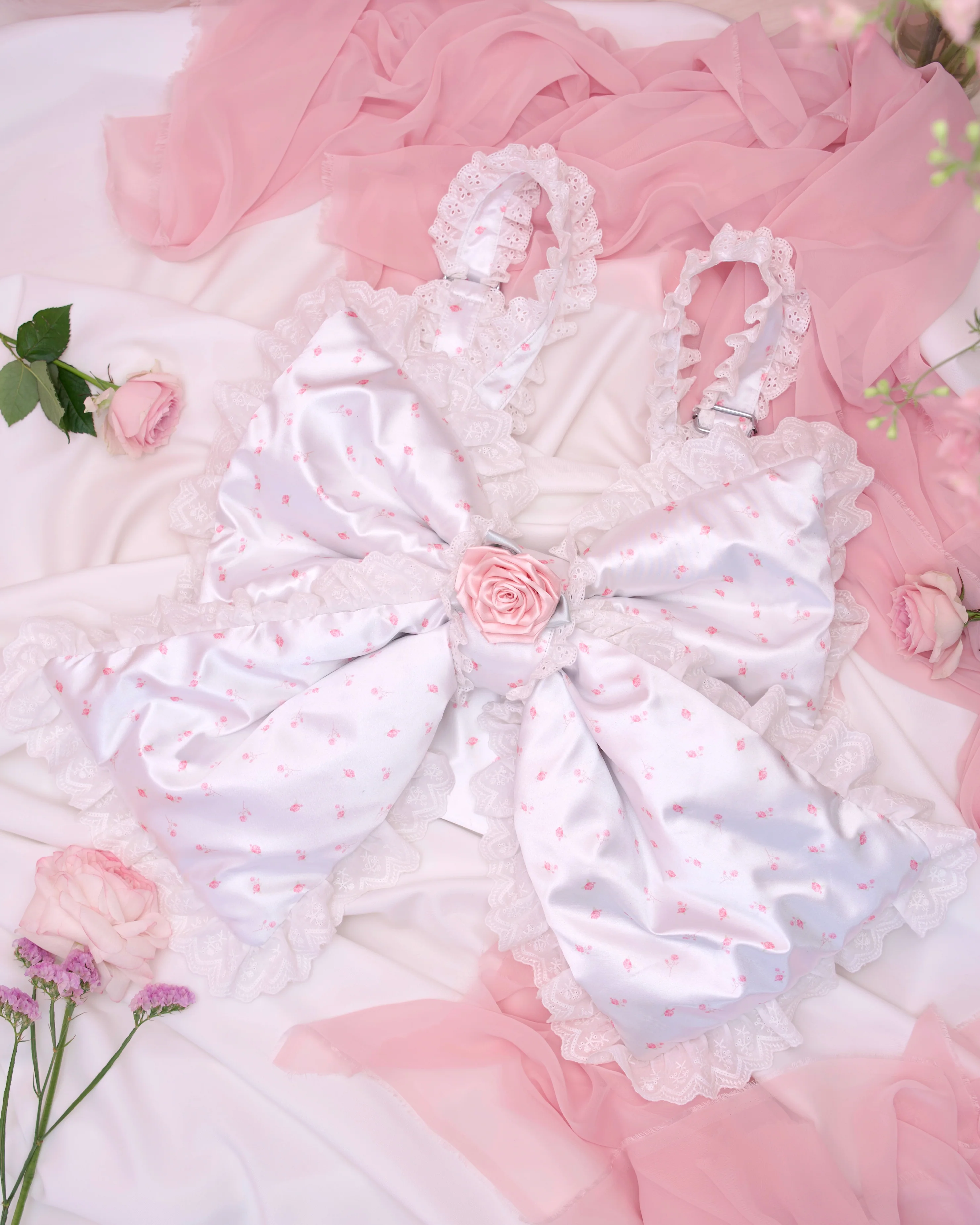 Sweet Rosette Bow Bag - Image 9