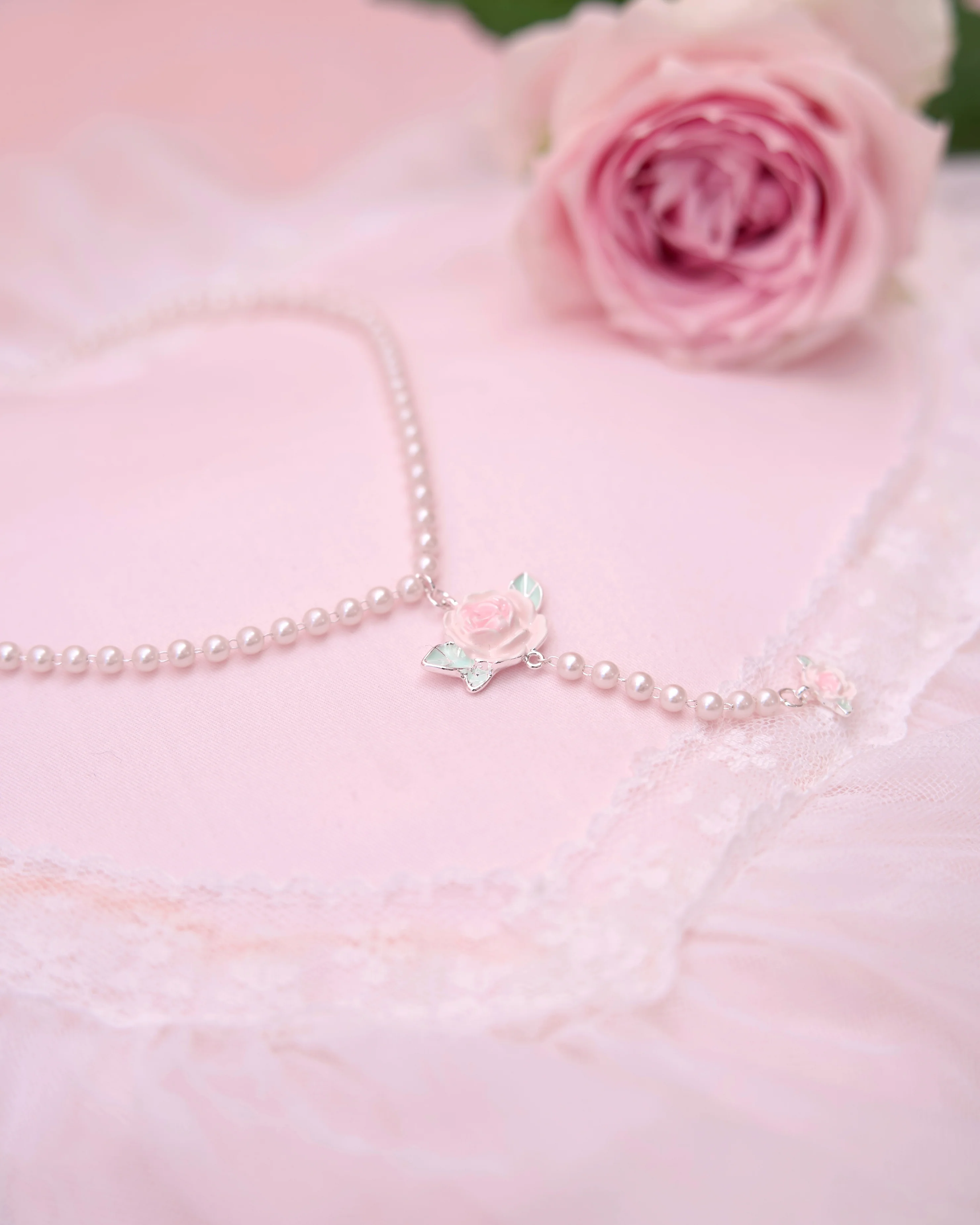 Rose Drop Necklace // PREORDER - Image 5