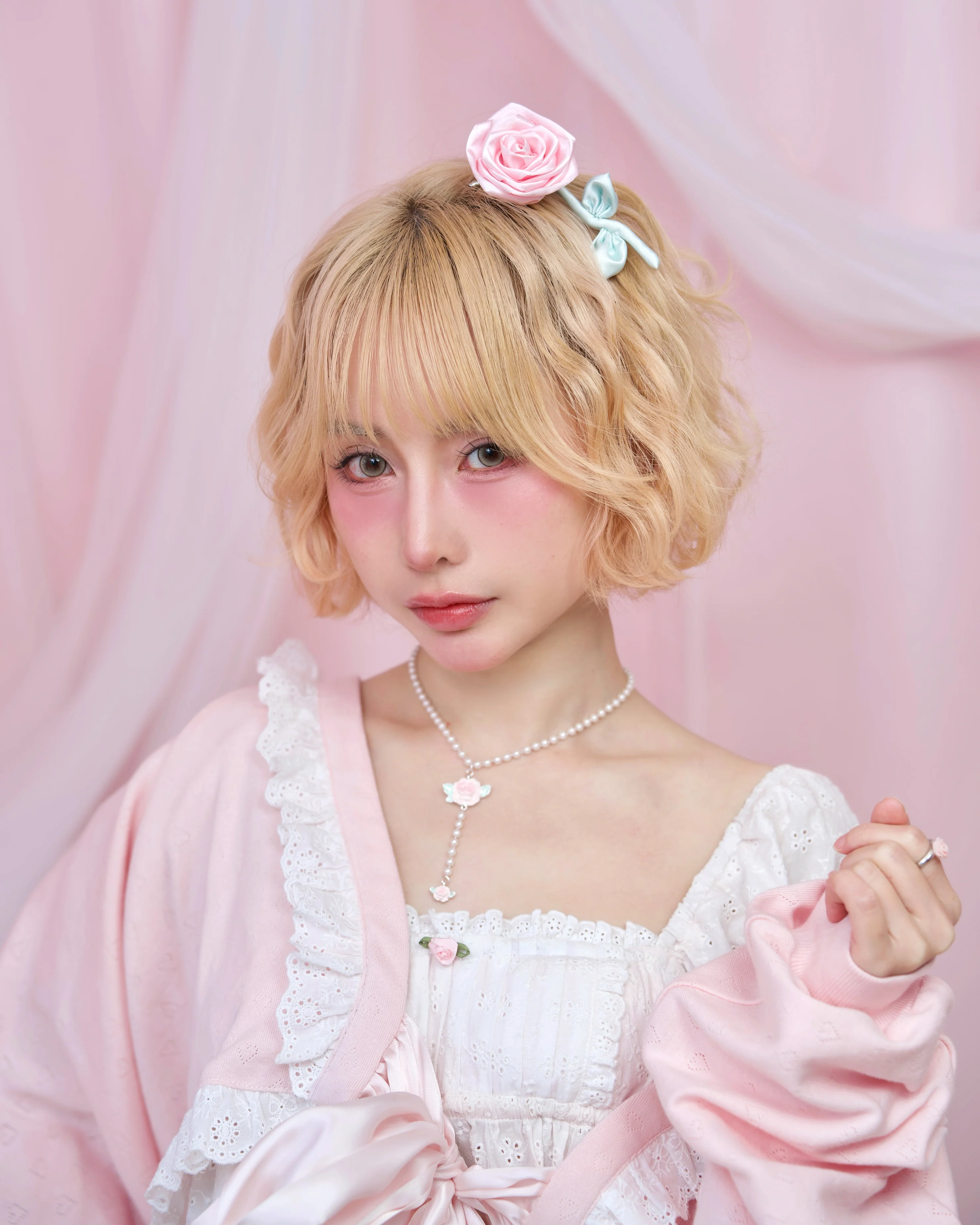 Little Rose Hairclip - Pink // PREORDER