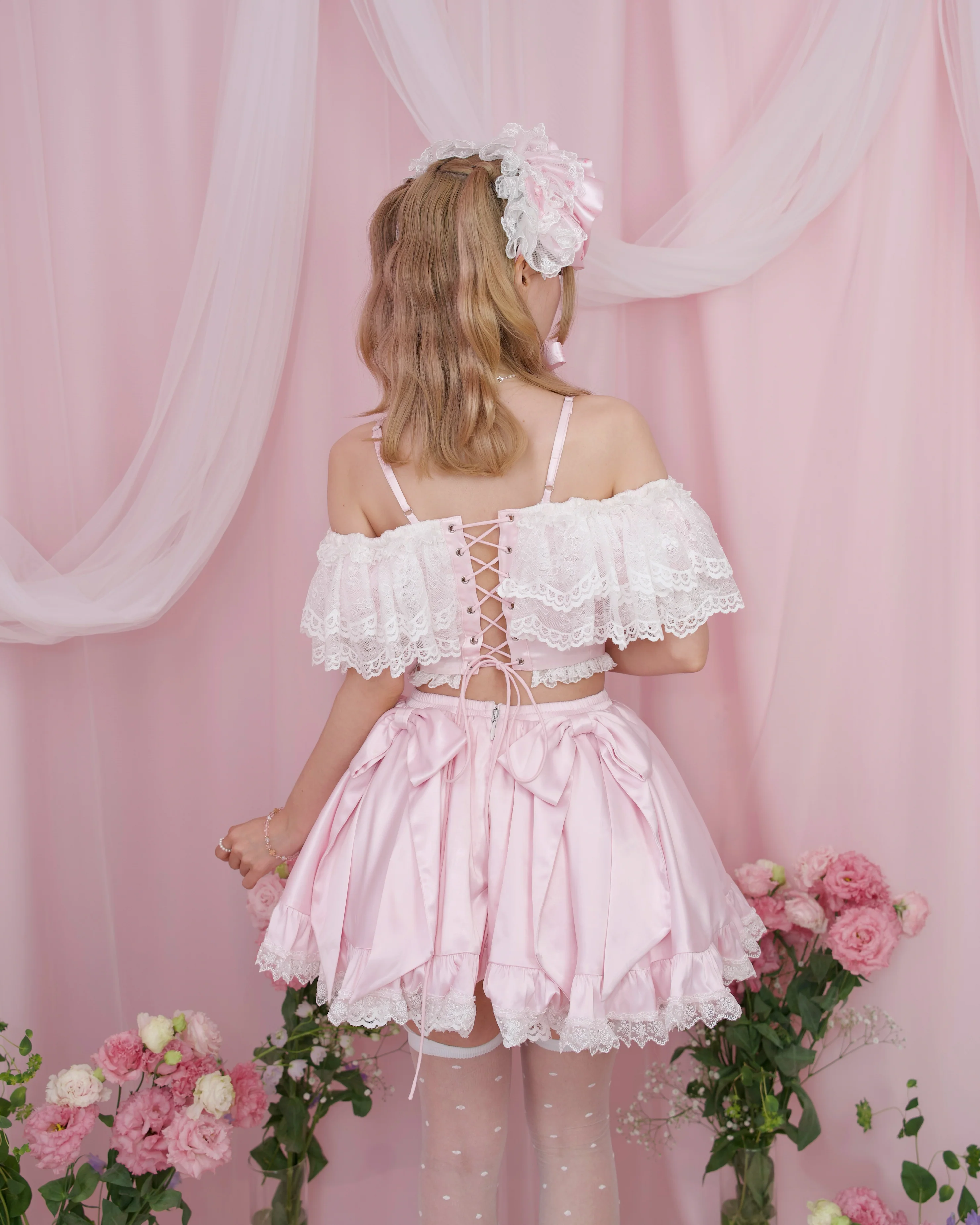 Rose Soirée Ball Gown Skirt - Pink // PREORDER - Image 5