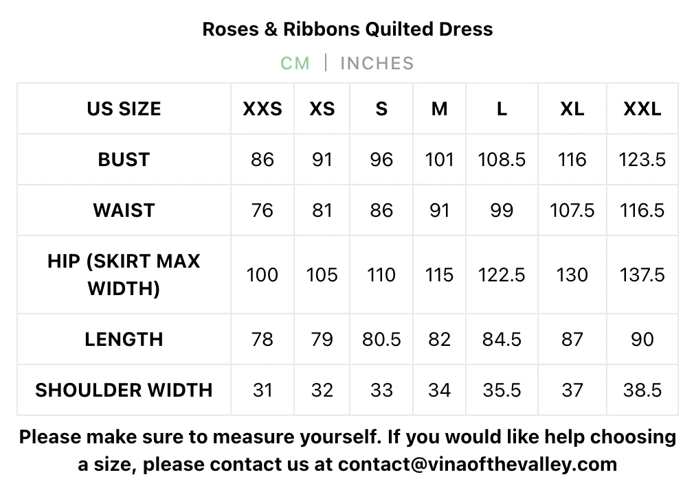 Roses & Ribbons Quilted DRESS - Image 12
