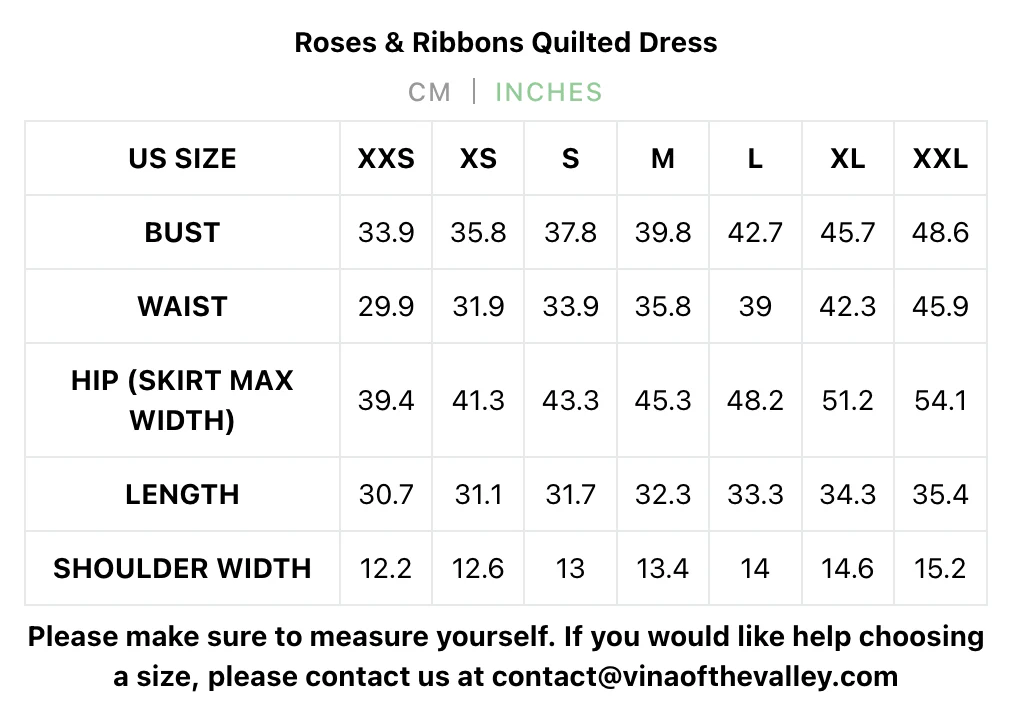 Roses & Ribbons Quilted DRESS - Image 13