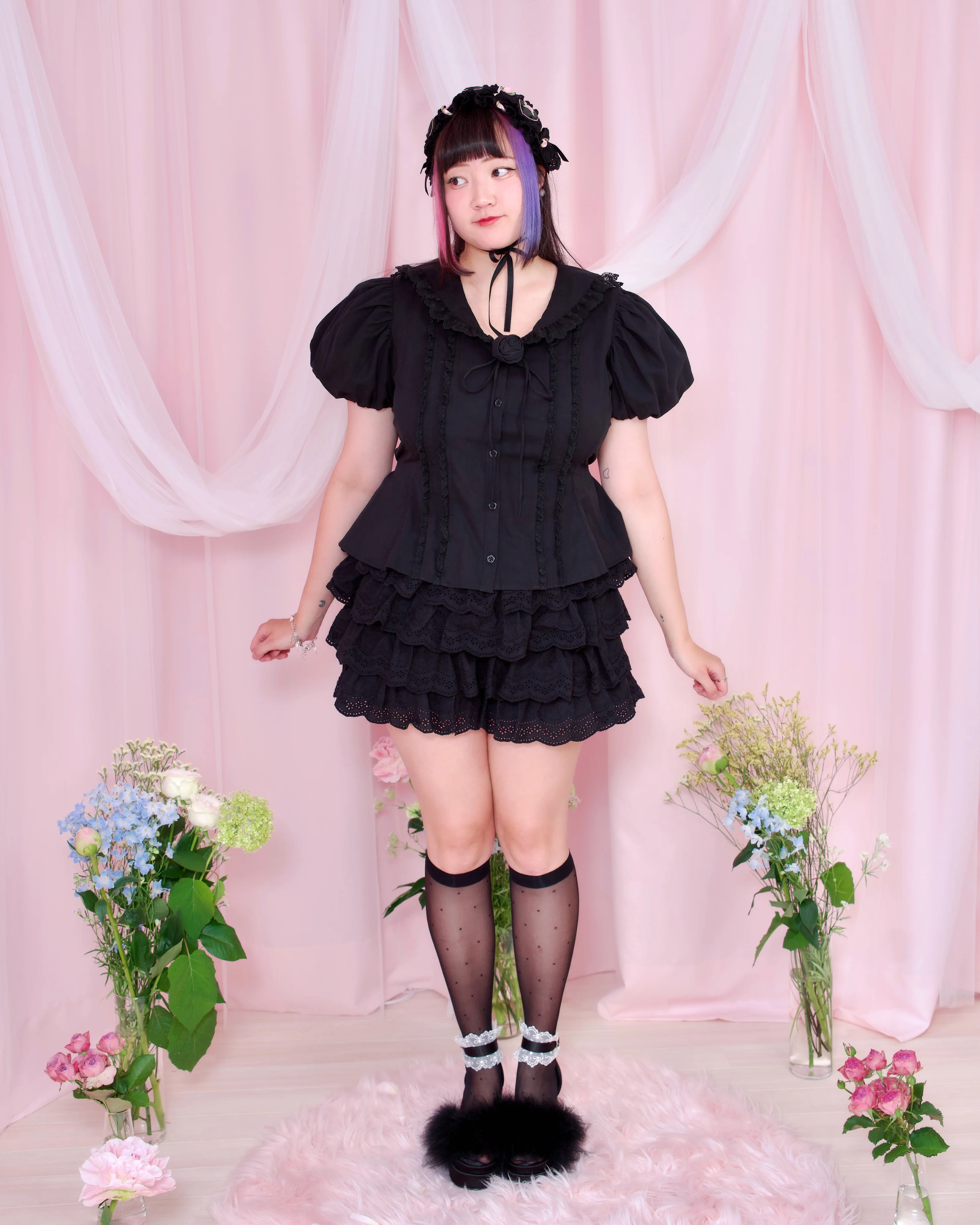 Set Sail Dream Blouse - Black // PREORDER - Image 4