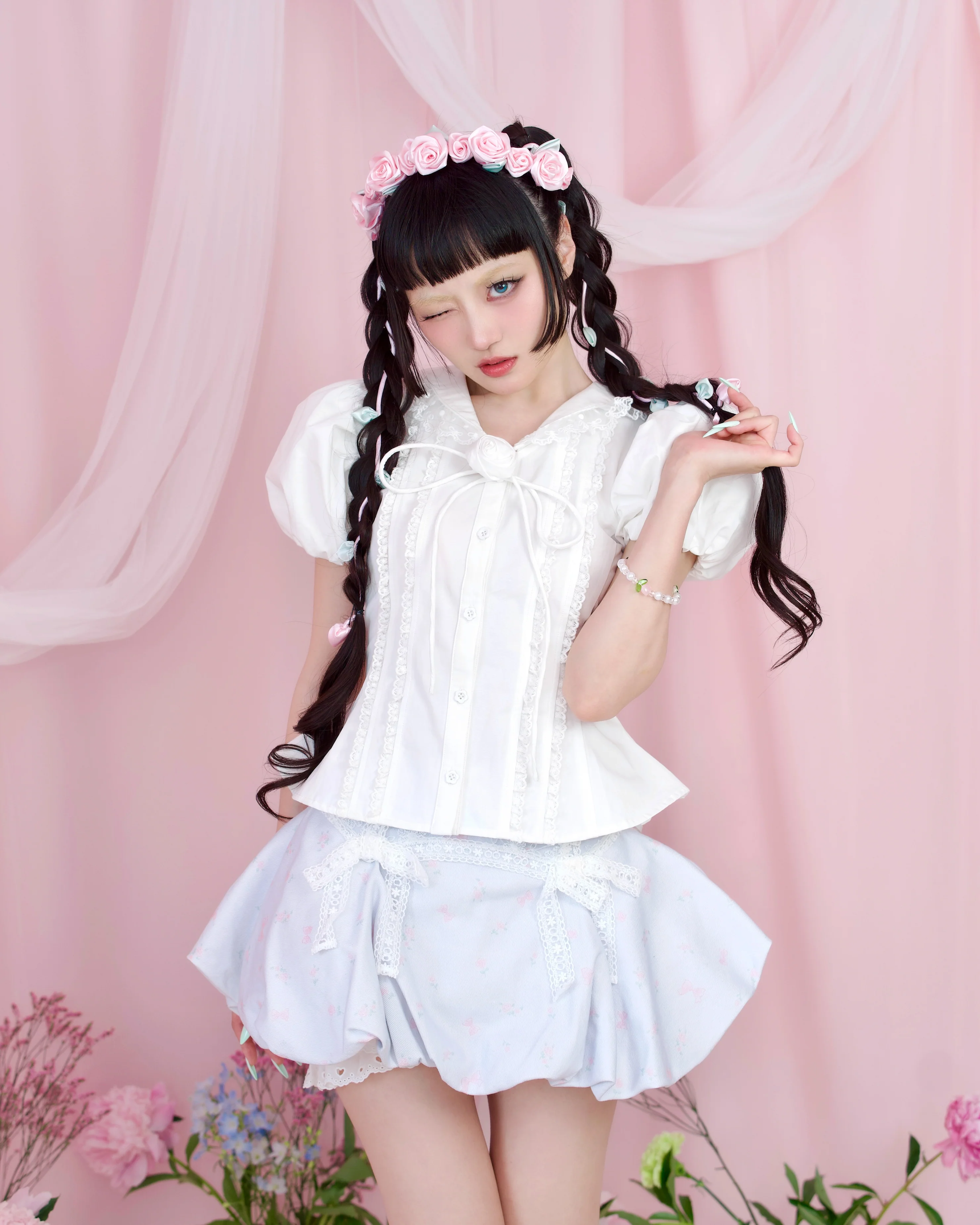 Set Sail Dream Blouse - White // PREORDER