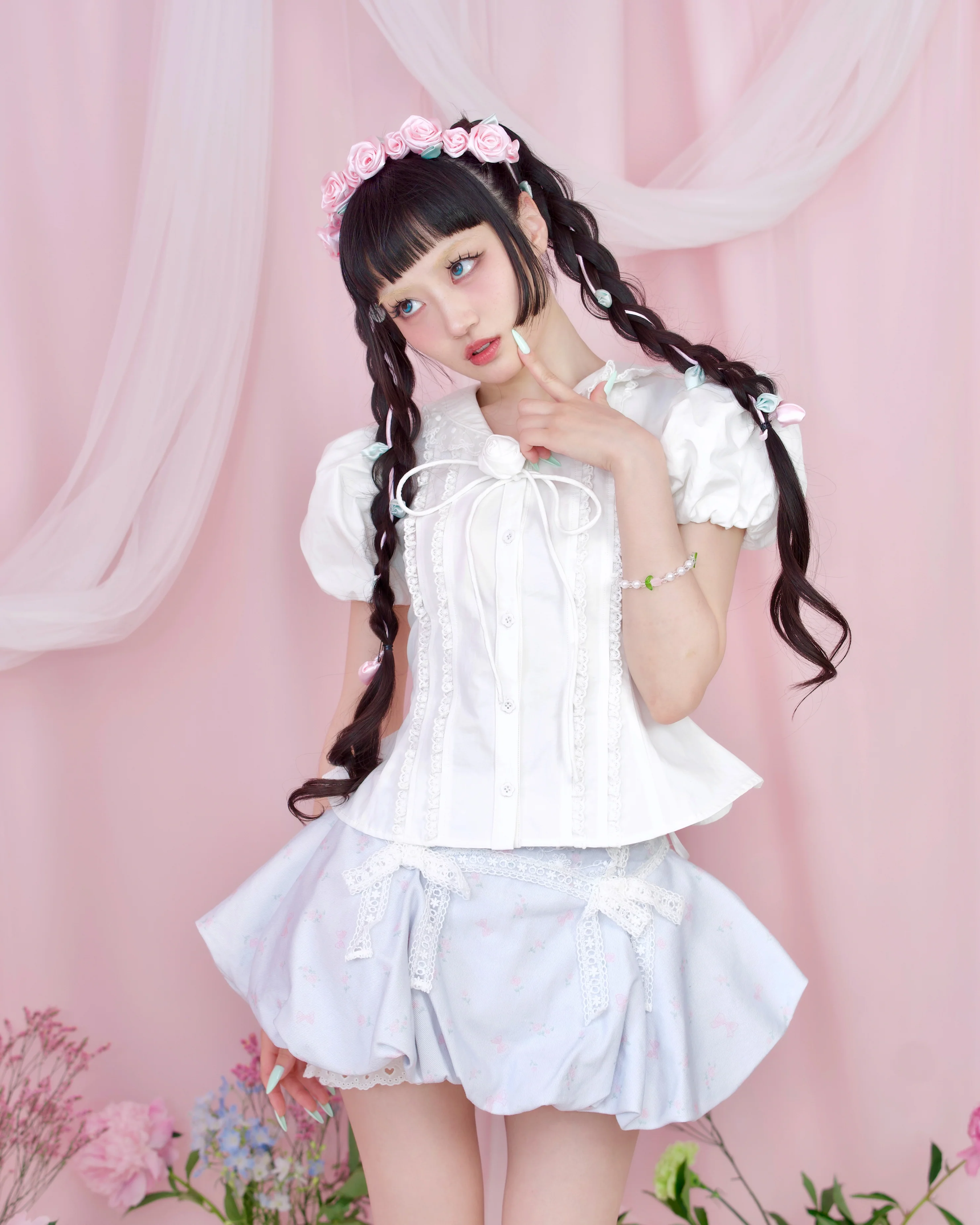 Set Sail Dream Blouse - White // PREORDER - Image 3