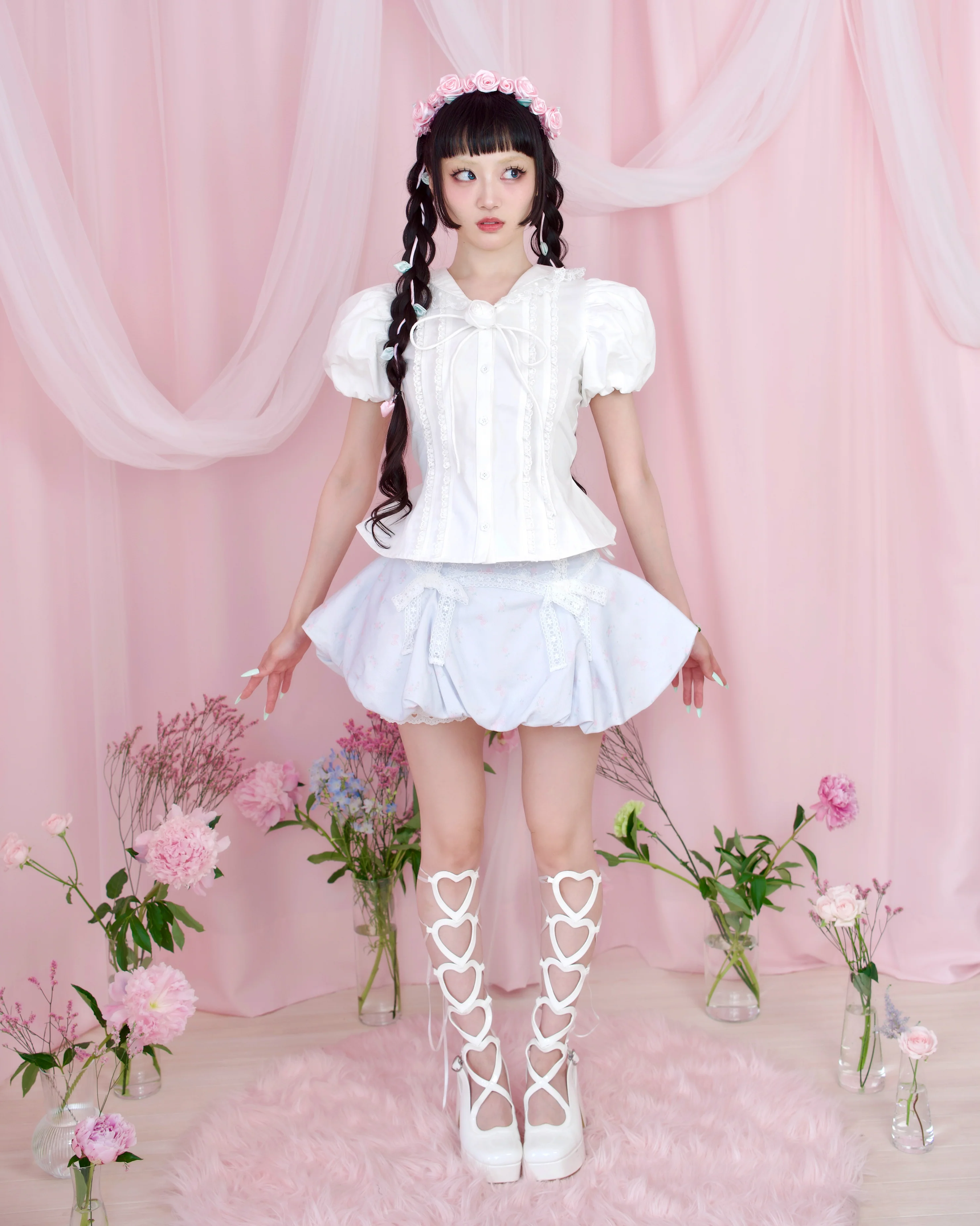Set Sail Dream Blouse - White // PREORDER - Image 4