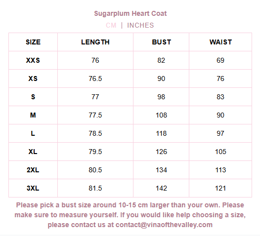 Sugarplum Heart Coat - Black - Image 8