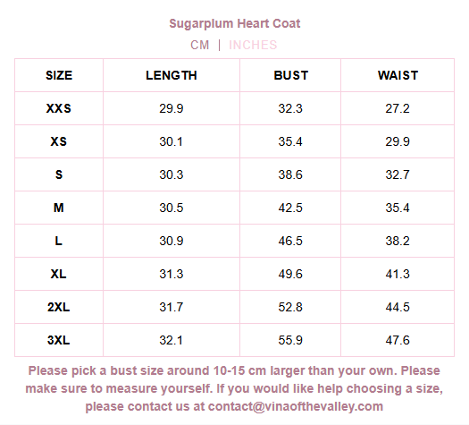Sugarplum Heart Coat - Black - Image 9