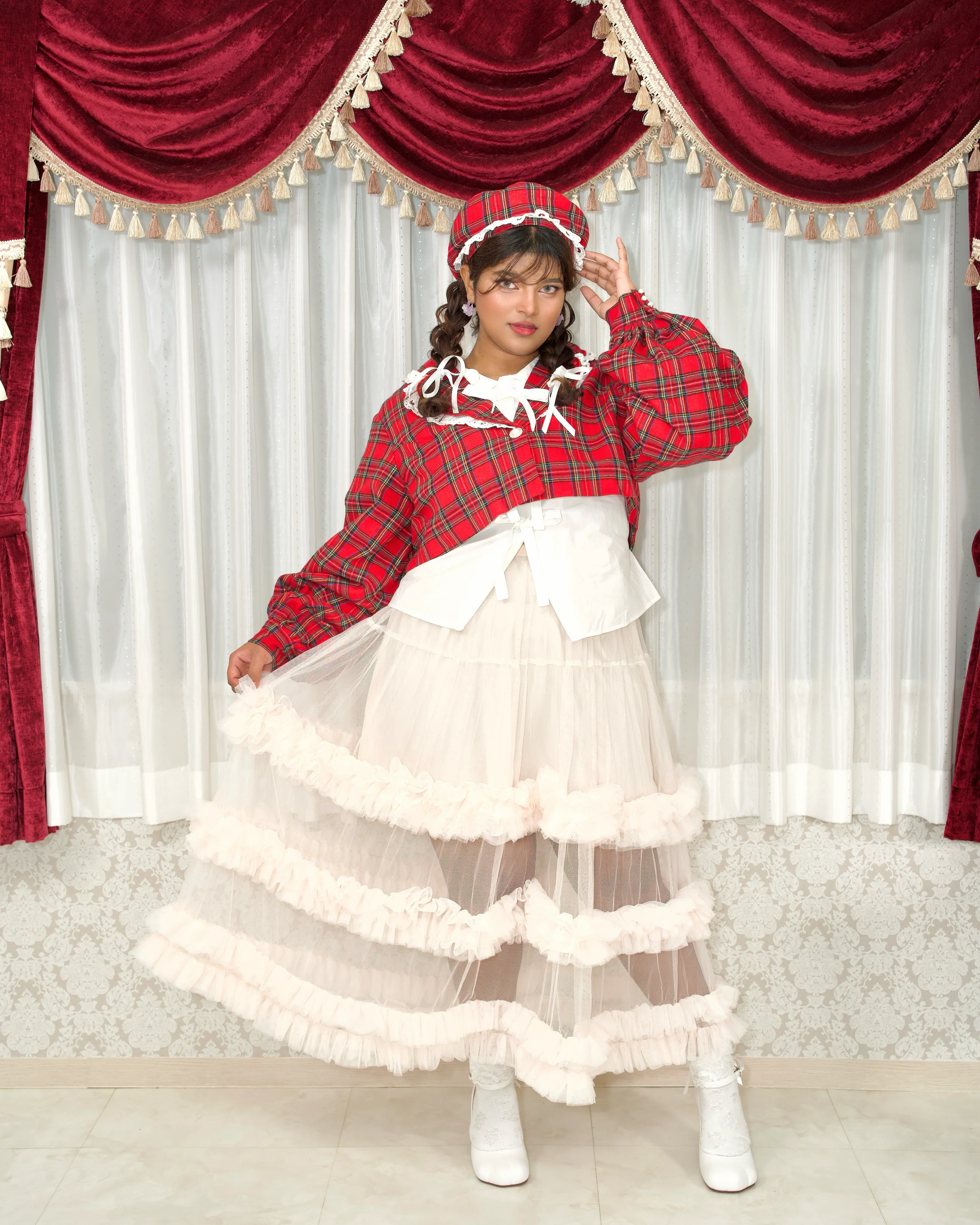 Vanilla Clouds Long Tulle Skirt - Image 5