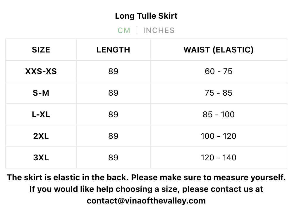 Vanilla Clouds Long Tulle Skirt - Image 8