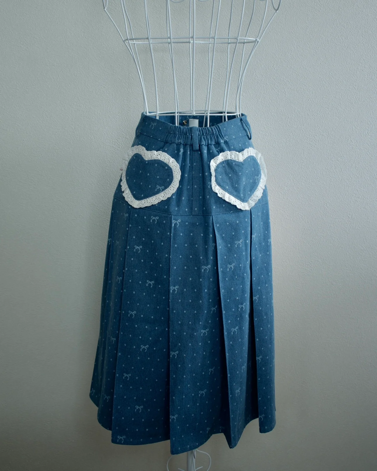 ”You're Cute" Denim Set Midi Skirt - Image 7